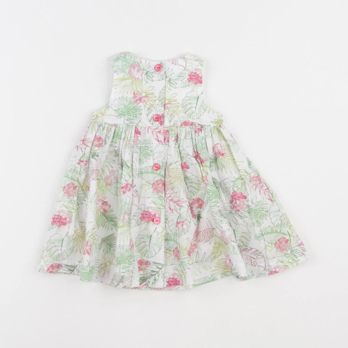 Tartine & Chocolat - robe vert - 6 mois
