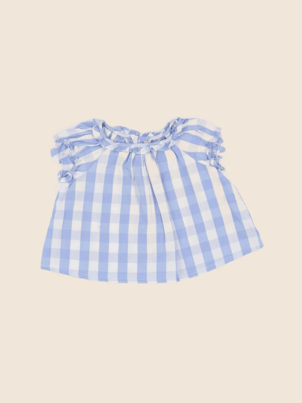 Bonpoint - blouse bleu - 3 mois
