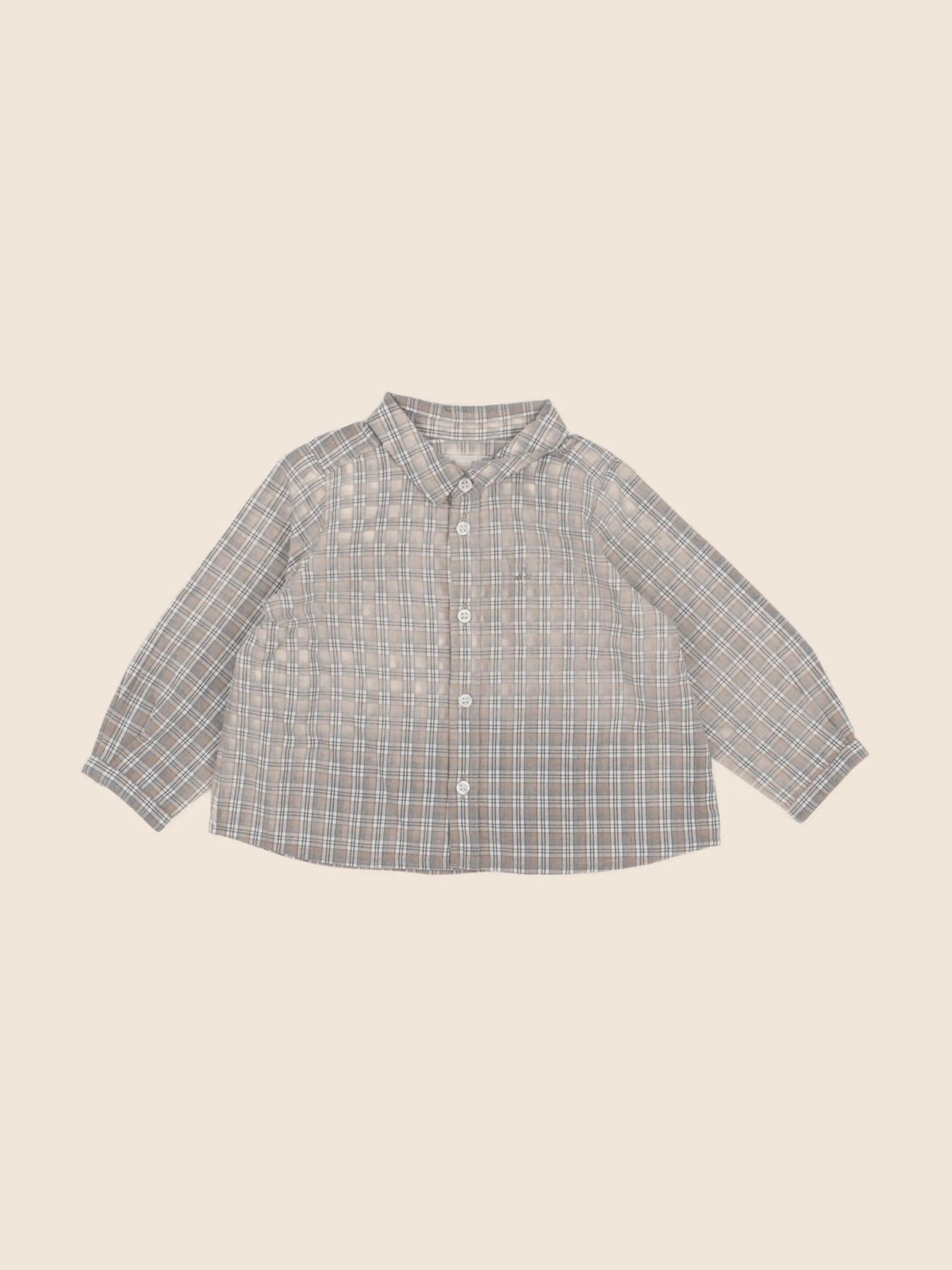 Bonpoint - chemise gris - 4 ans