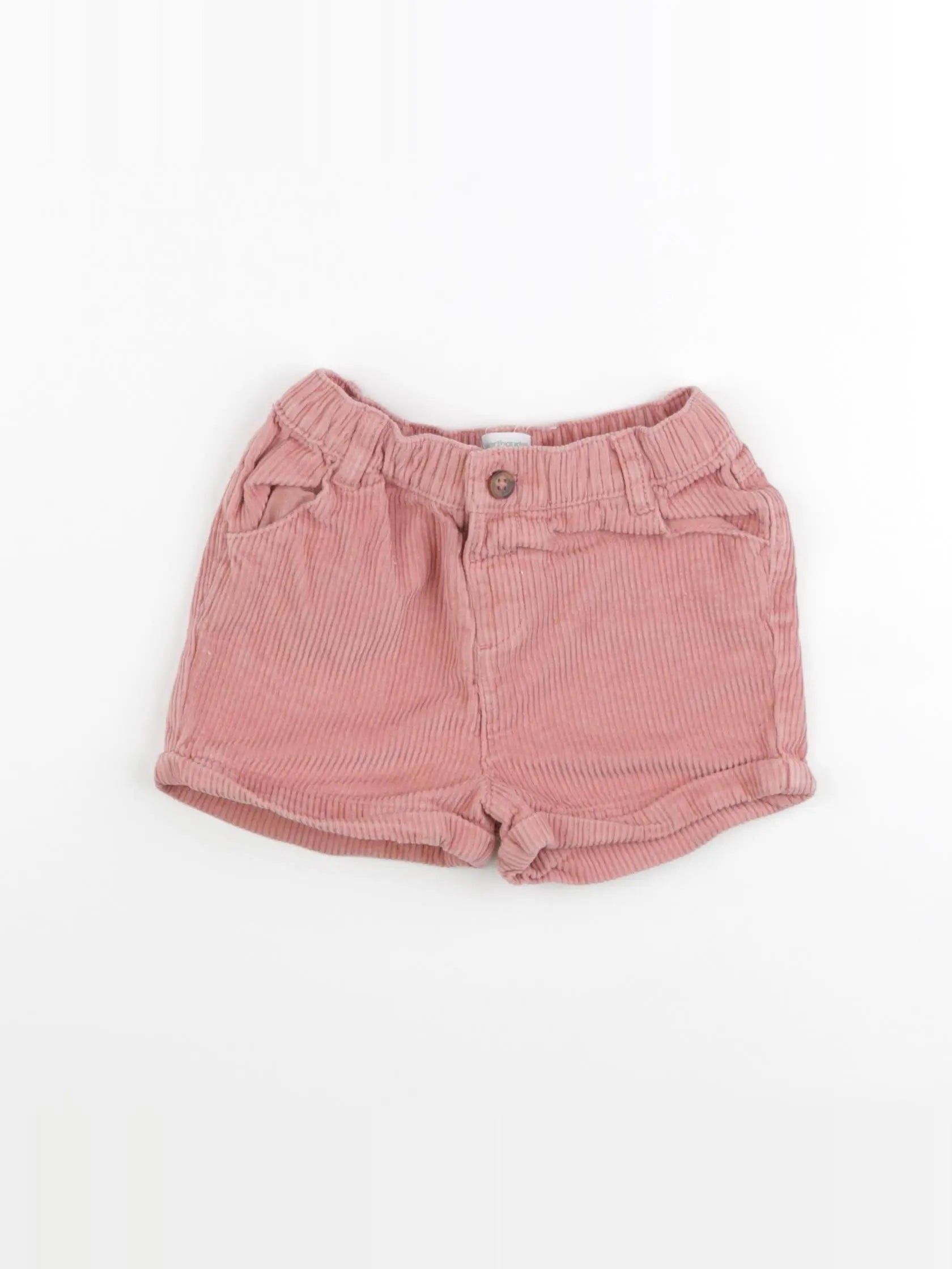Vertbaudet - short rose - 24 mois