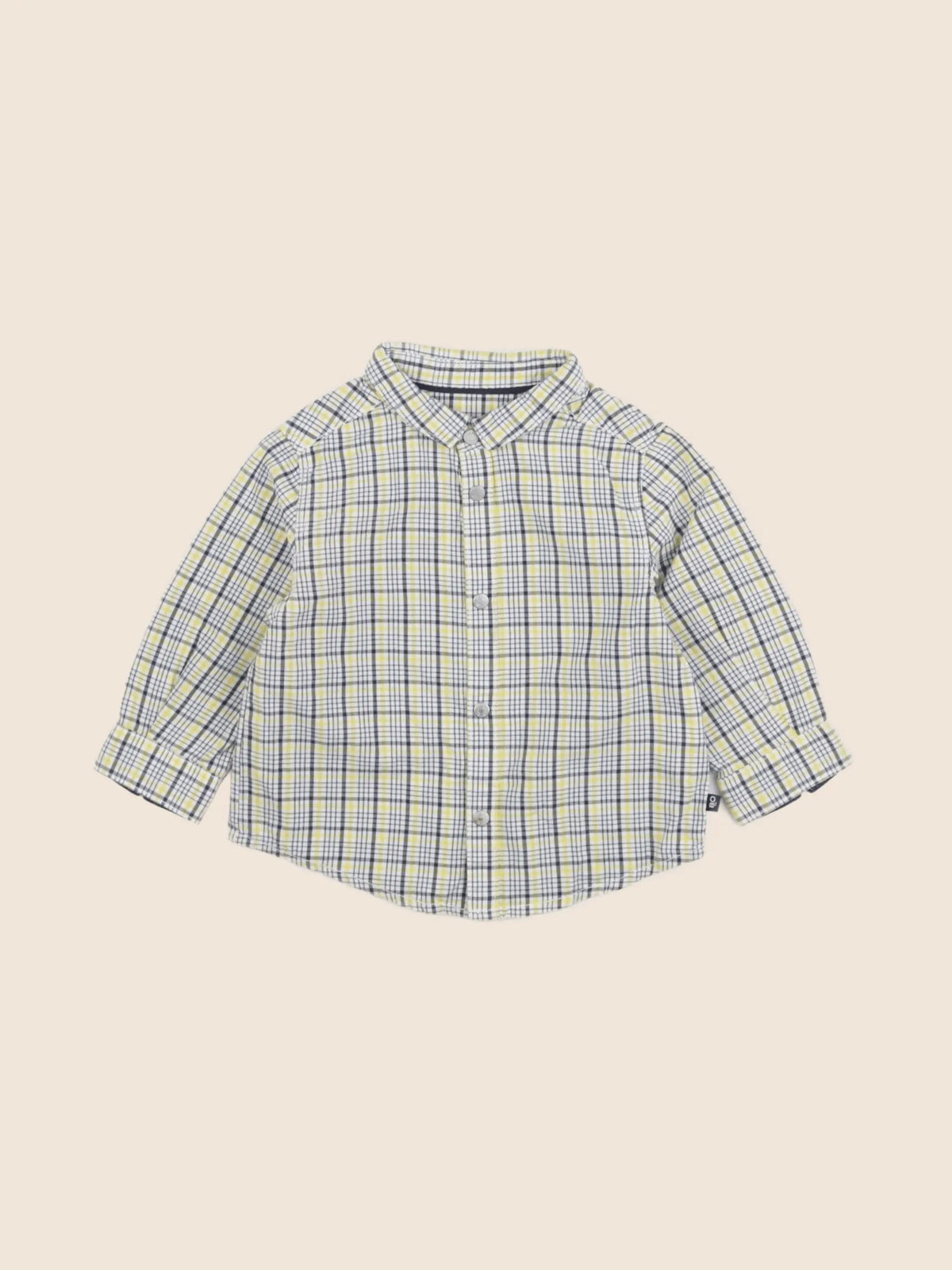 Obaïbi - chemise jaune - 12 mois