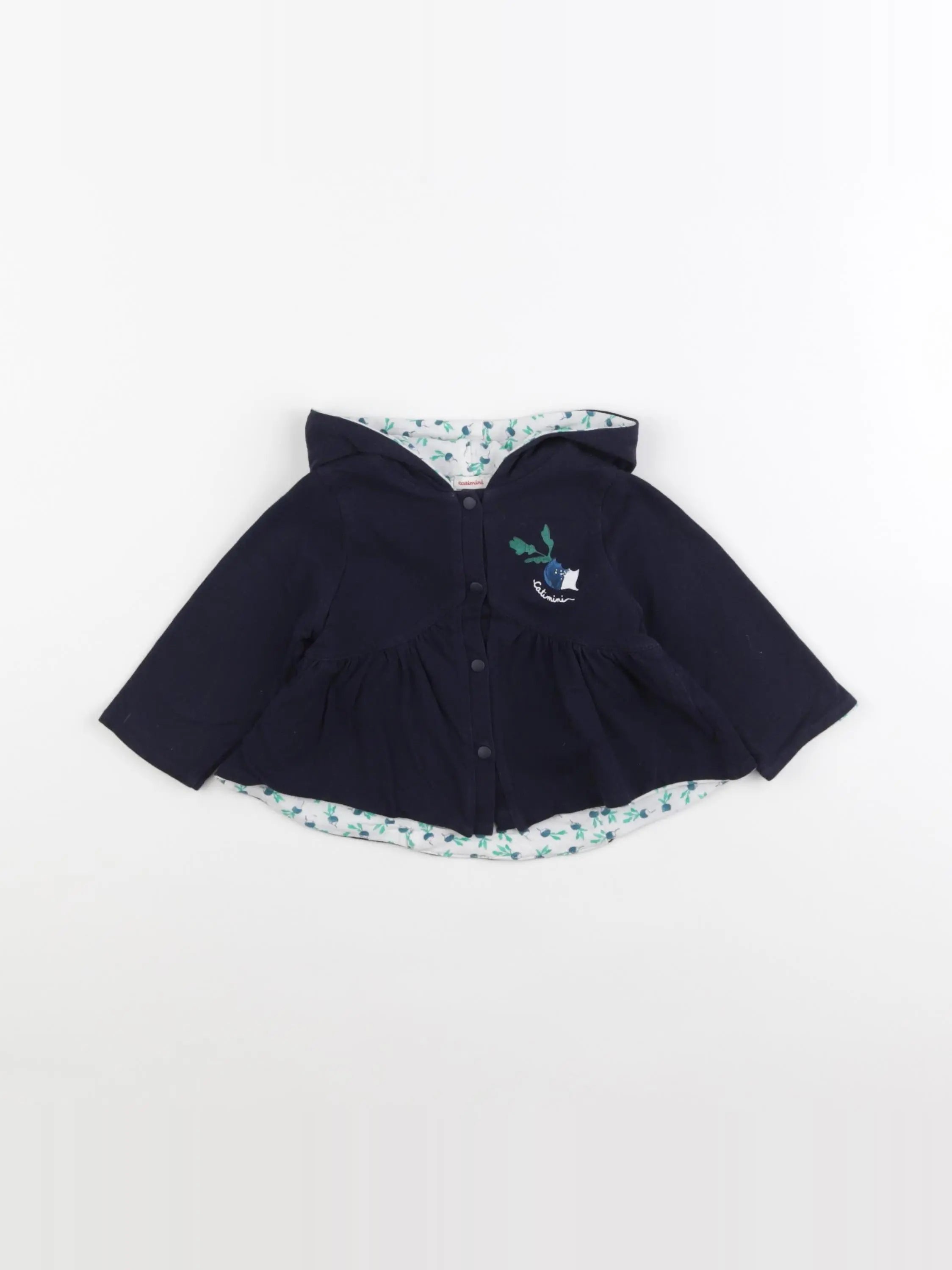 Catimini - sweat bleu - 6 mois