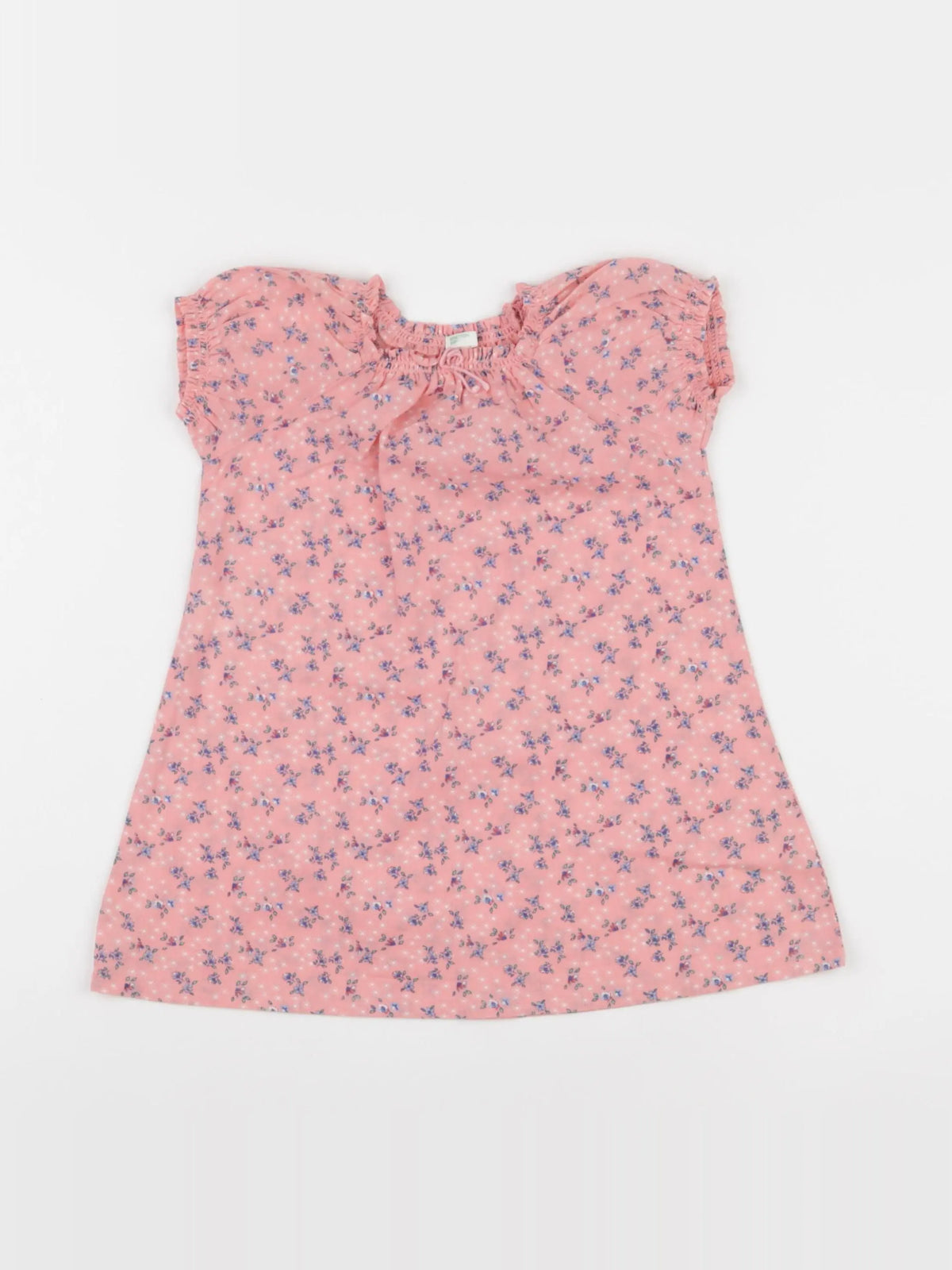 Benetton - robe rose - 6/9 mois
