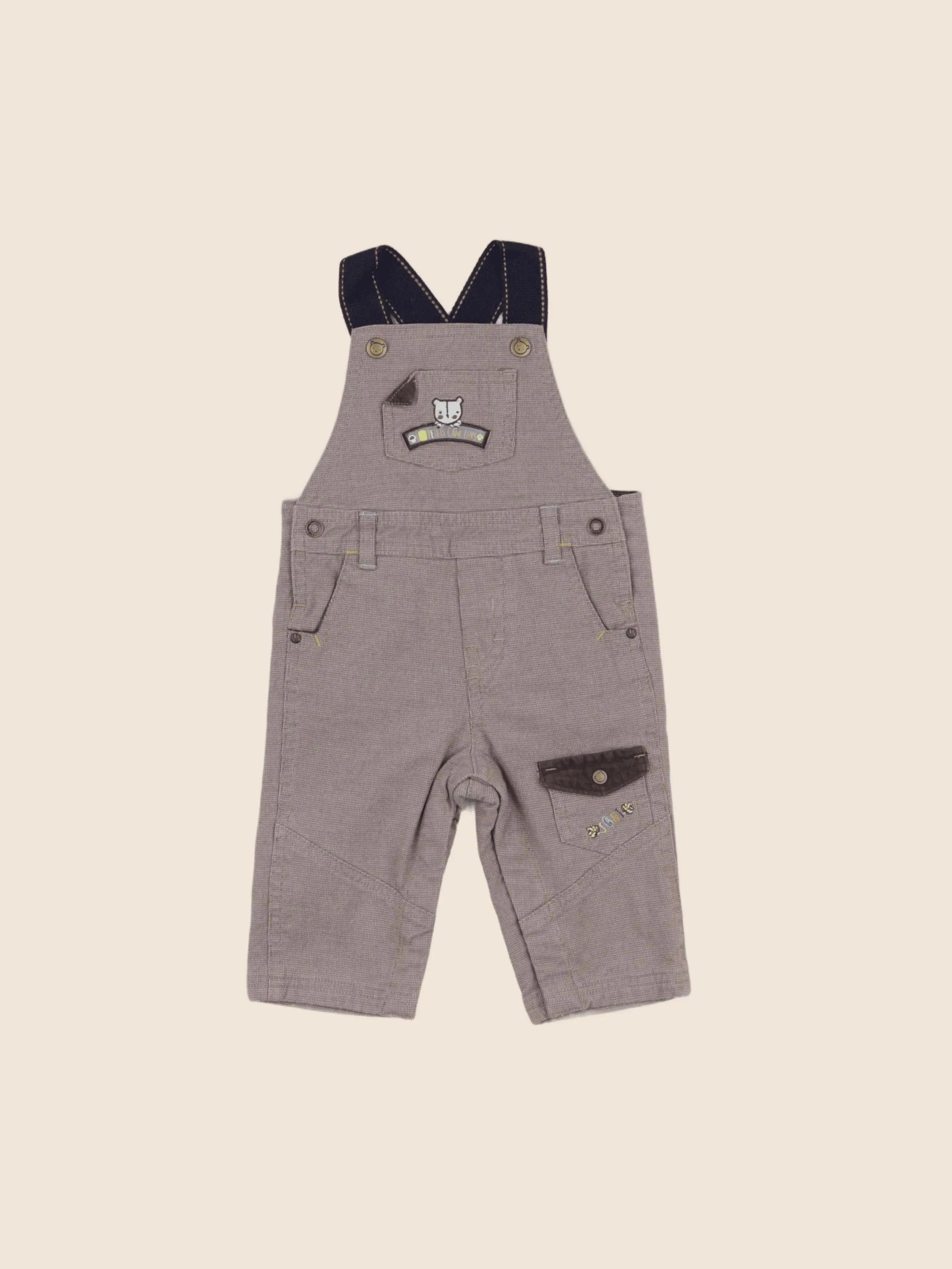 Sergent Major - salopette marron - 6 mois