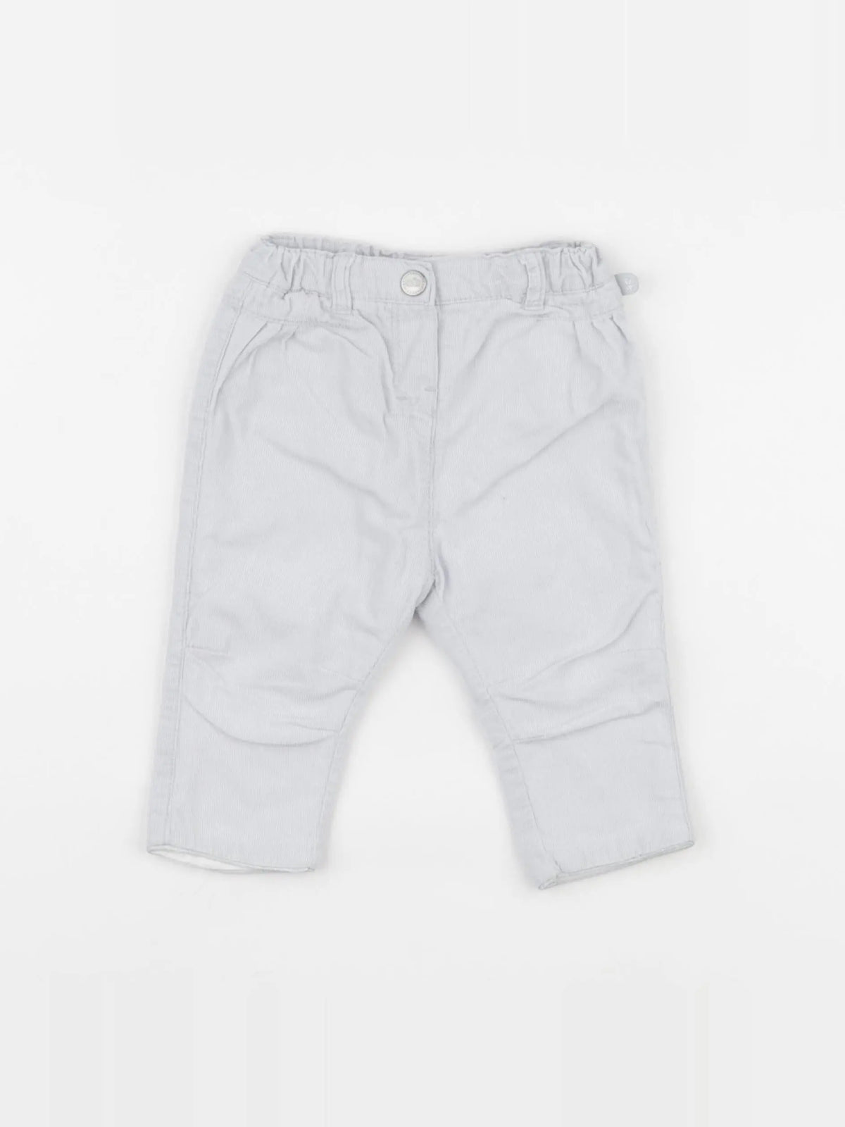 Obaïbi - pantalon doublé gris - 6 mois