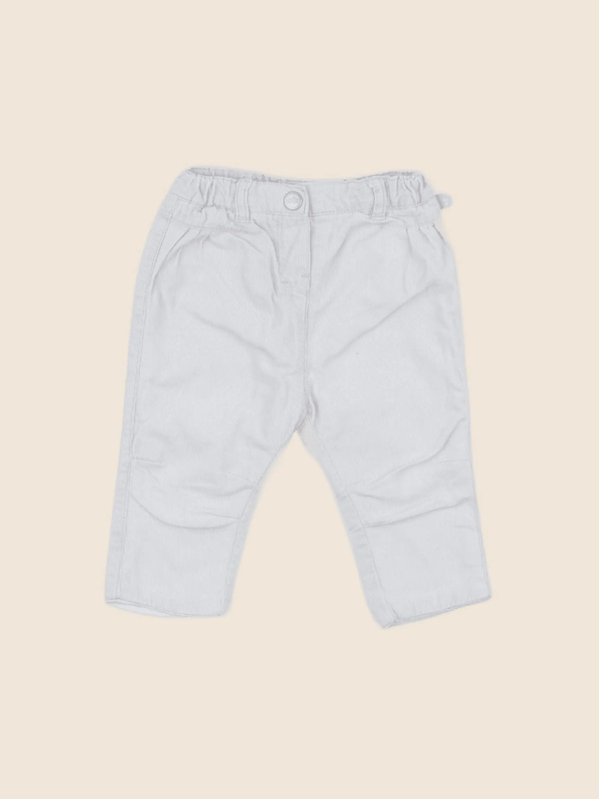Obaïbi - pantalon doublé gris - 6 mois