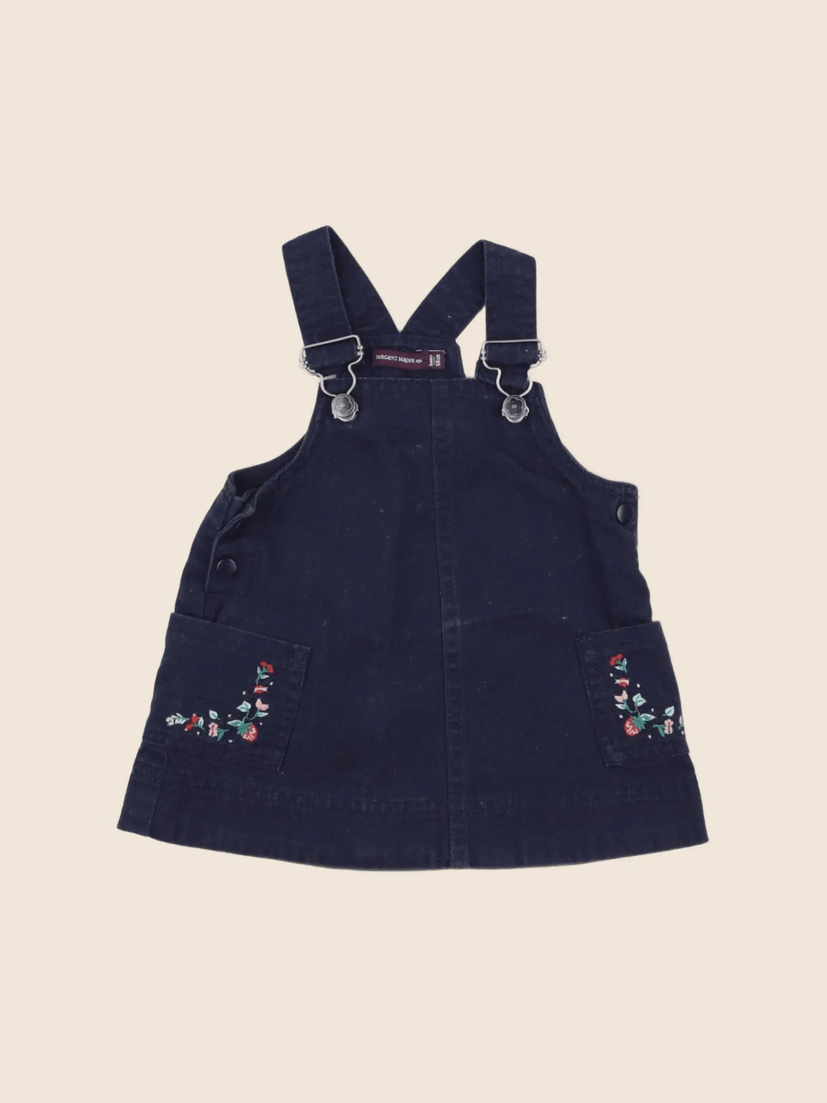 Sergent Major - robe bleu - 6 mois