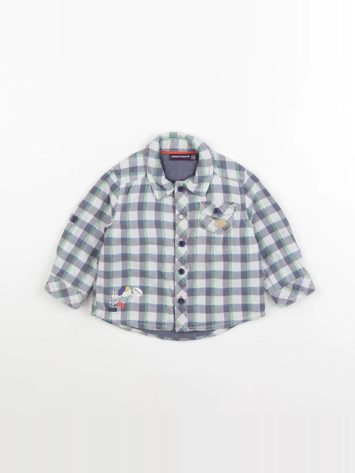 Sergent Major - chemise multicolore - 6 mois