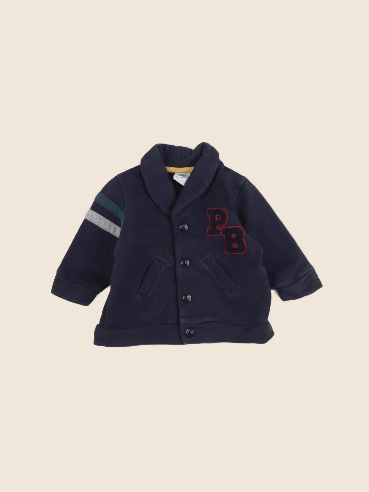 Petit Bateau - veste bleu - 3 mois