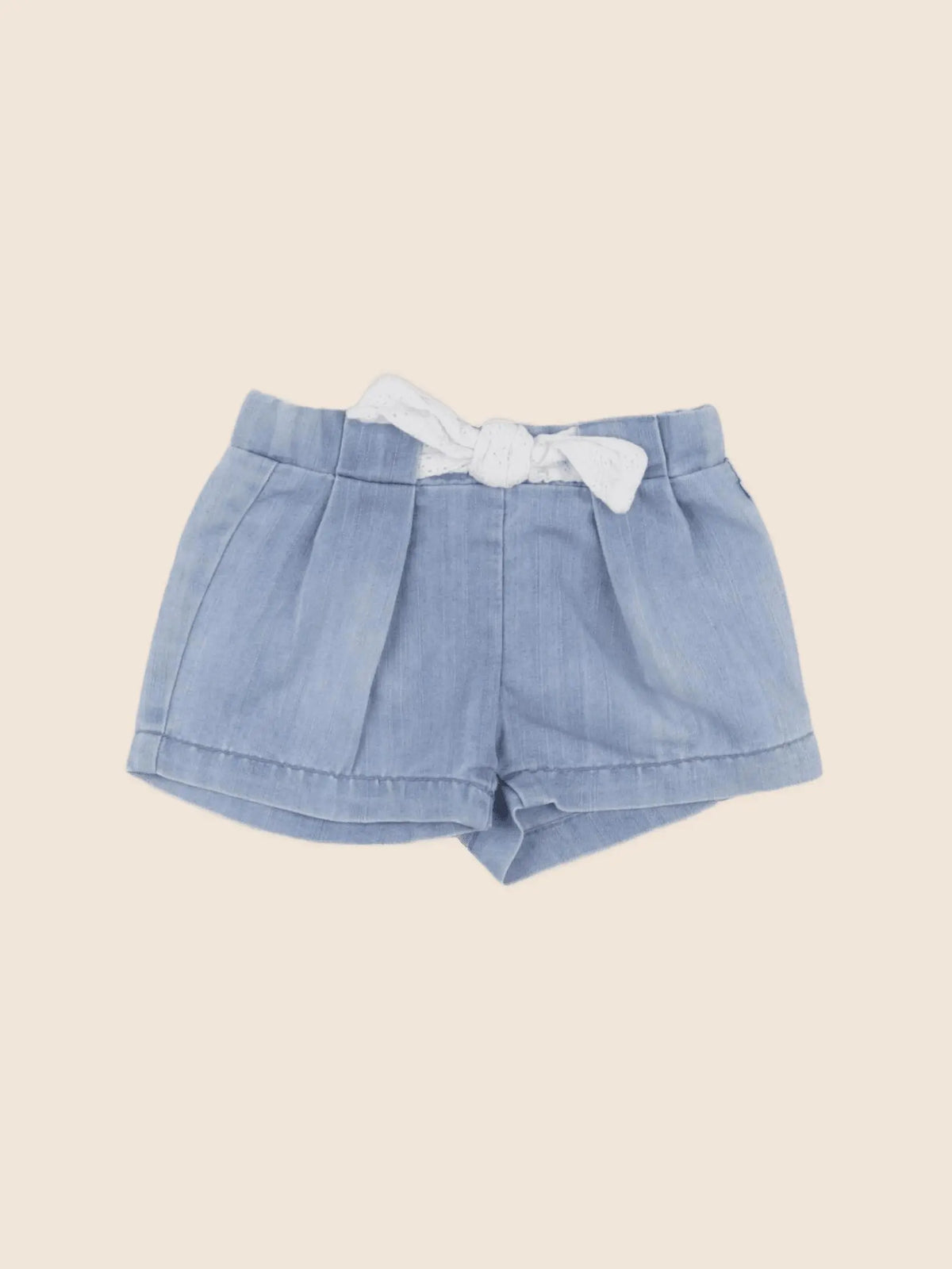 Obaïbi - jupe short bleu - 6 mois