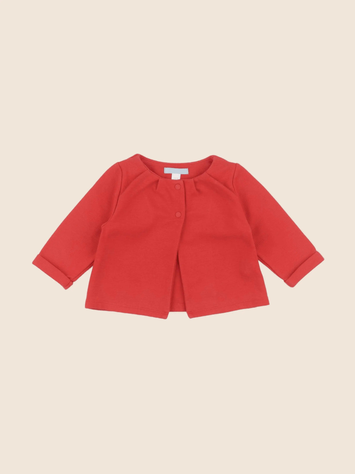 Obaïbi - gilet rouge - 6 mois