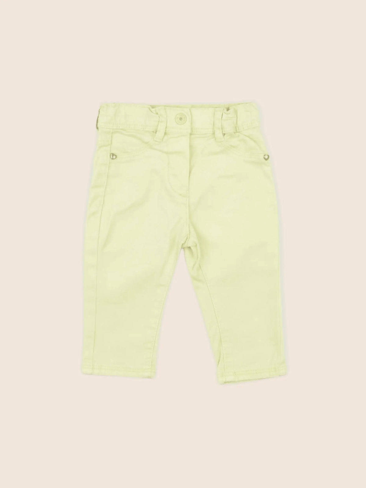 Obaïbi - pantalon jaune - 6 mois