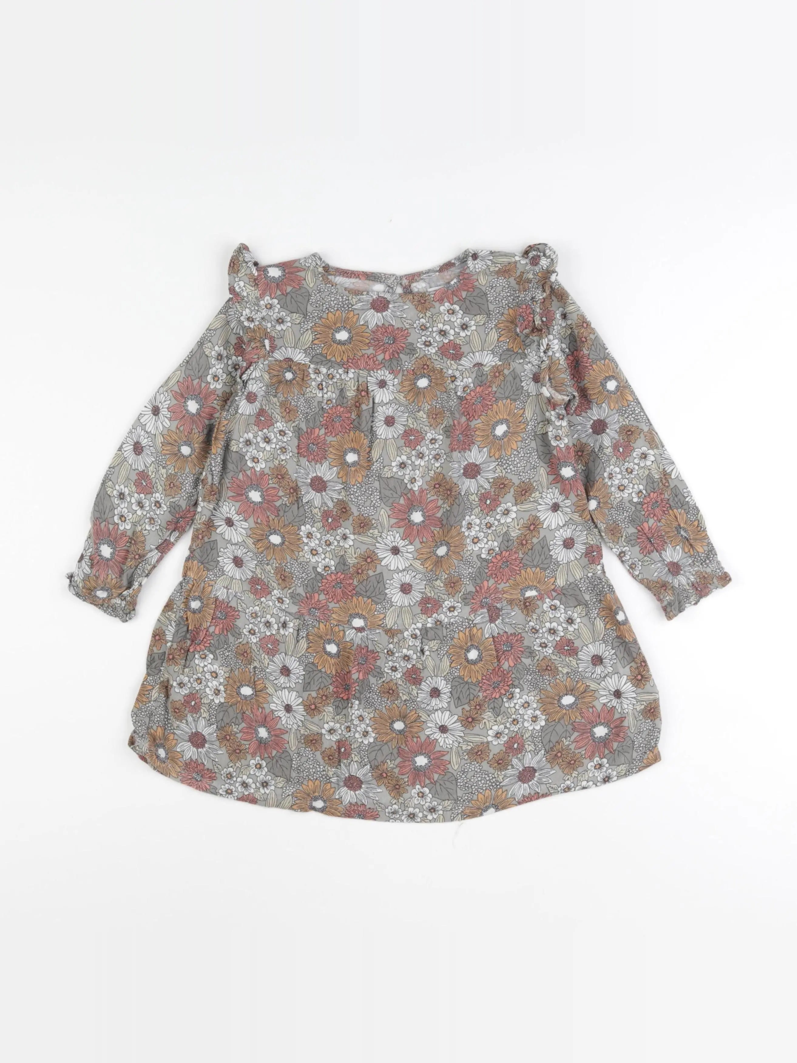 Vertbaudet - robe multicolore - 3 ans