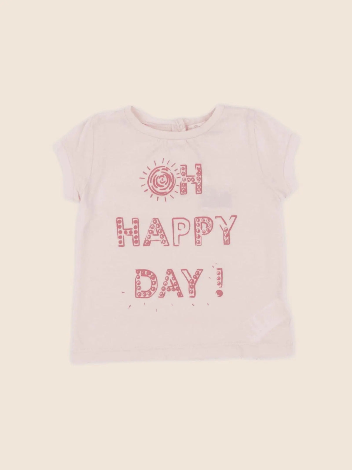 Bonpoint - tee-shirt rose - 6 mois