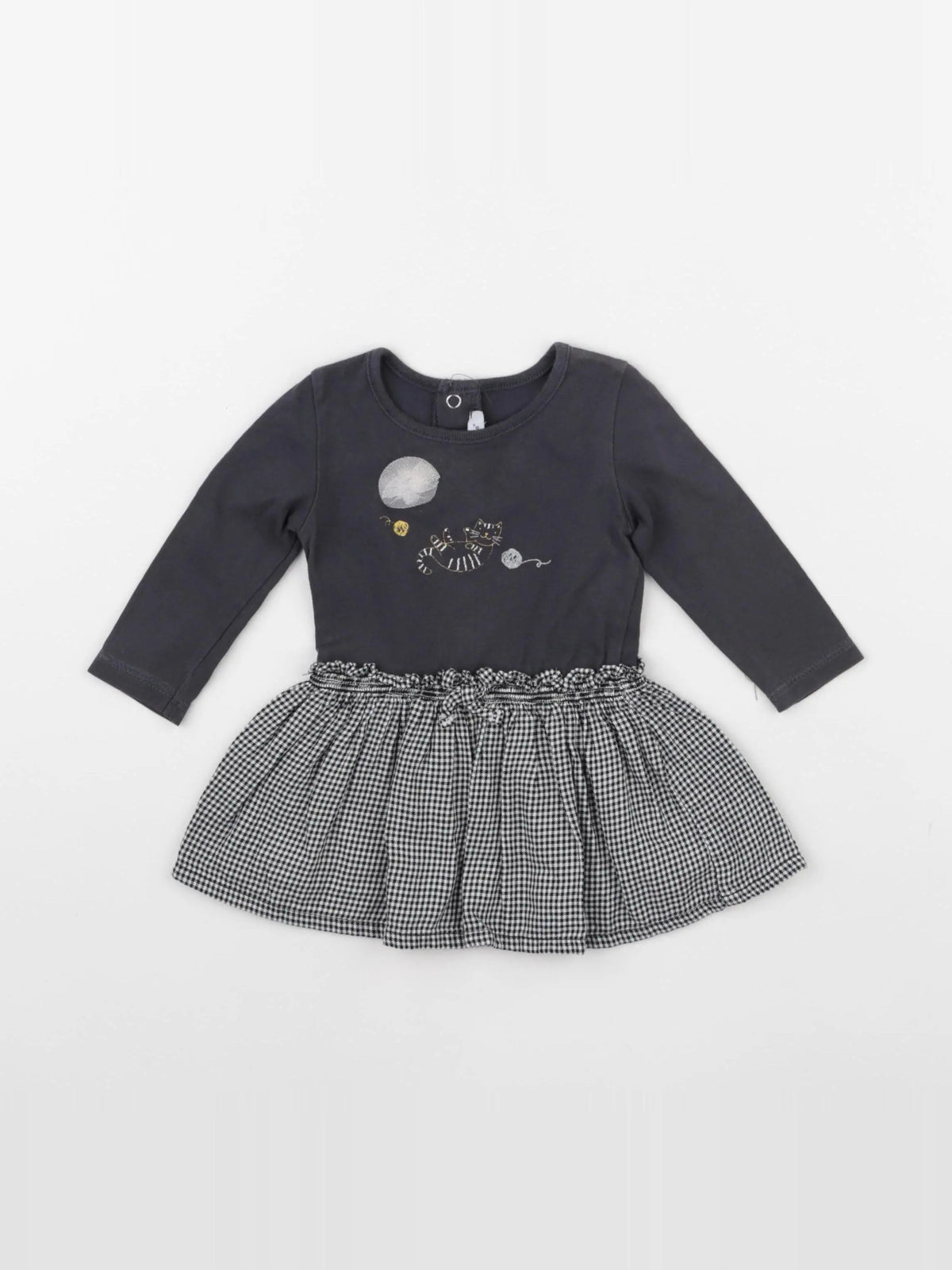 Absorba - robe gris - 6 mois