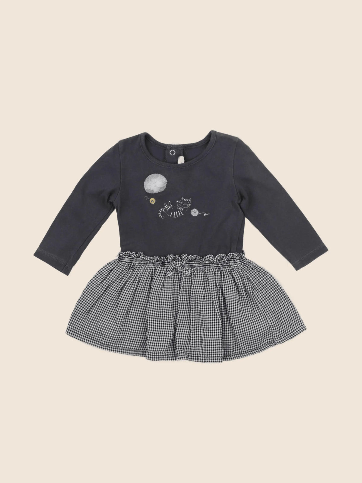 Absorba - robe gris - 6 mois