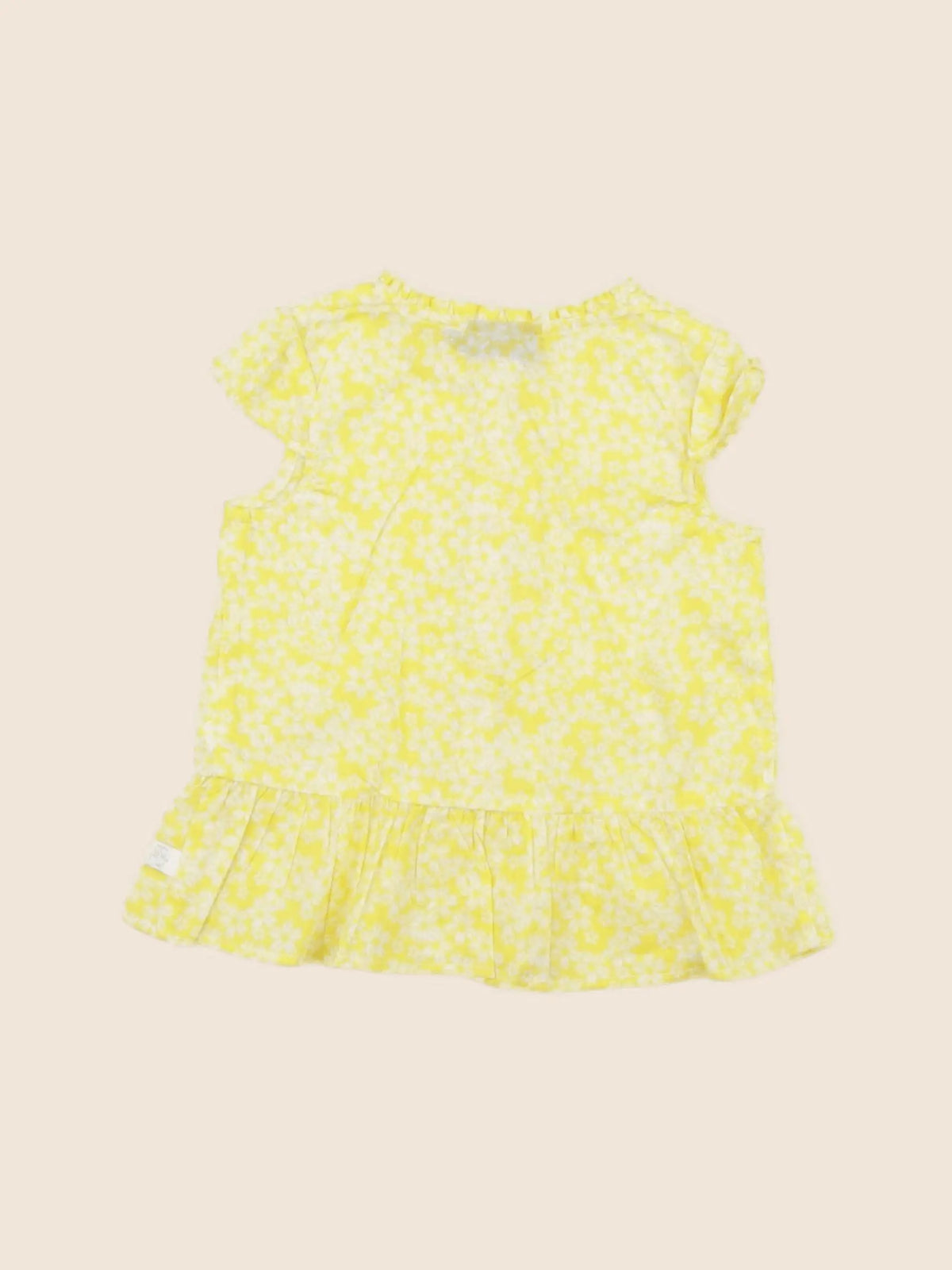 Sergent Major - blouse jaune - 6 mois