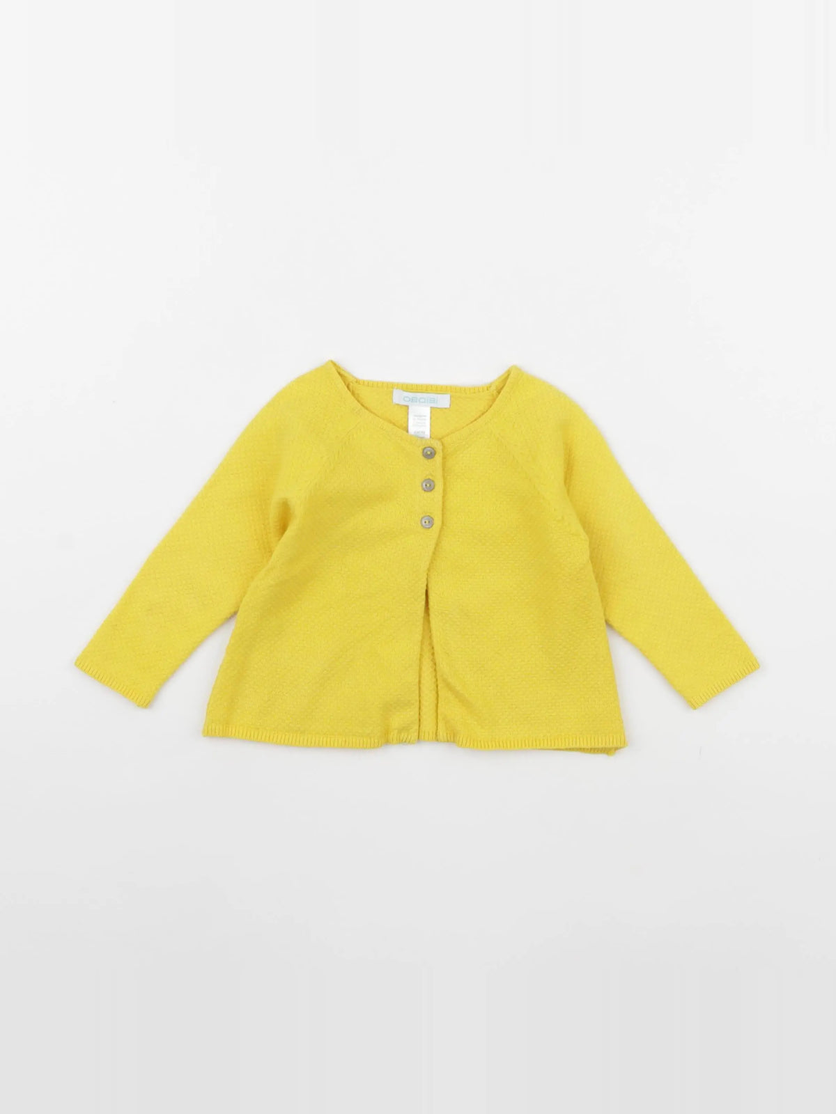 Obaïbi - gilet jaune - 6 mois