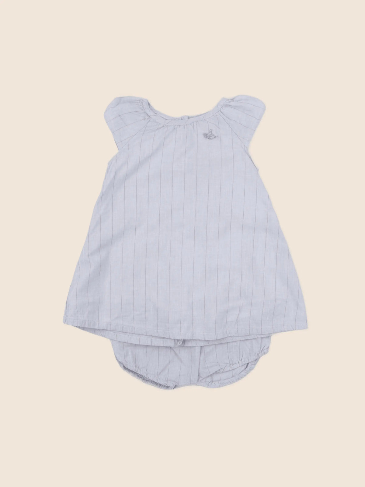 Absorba - robe bleu - 9 mois
