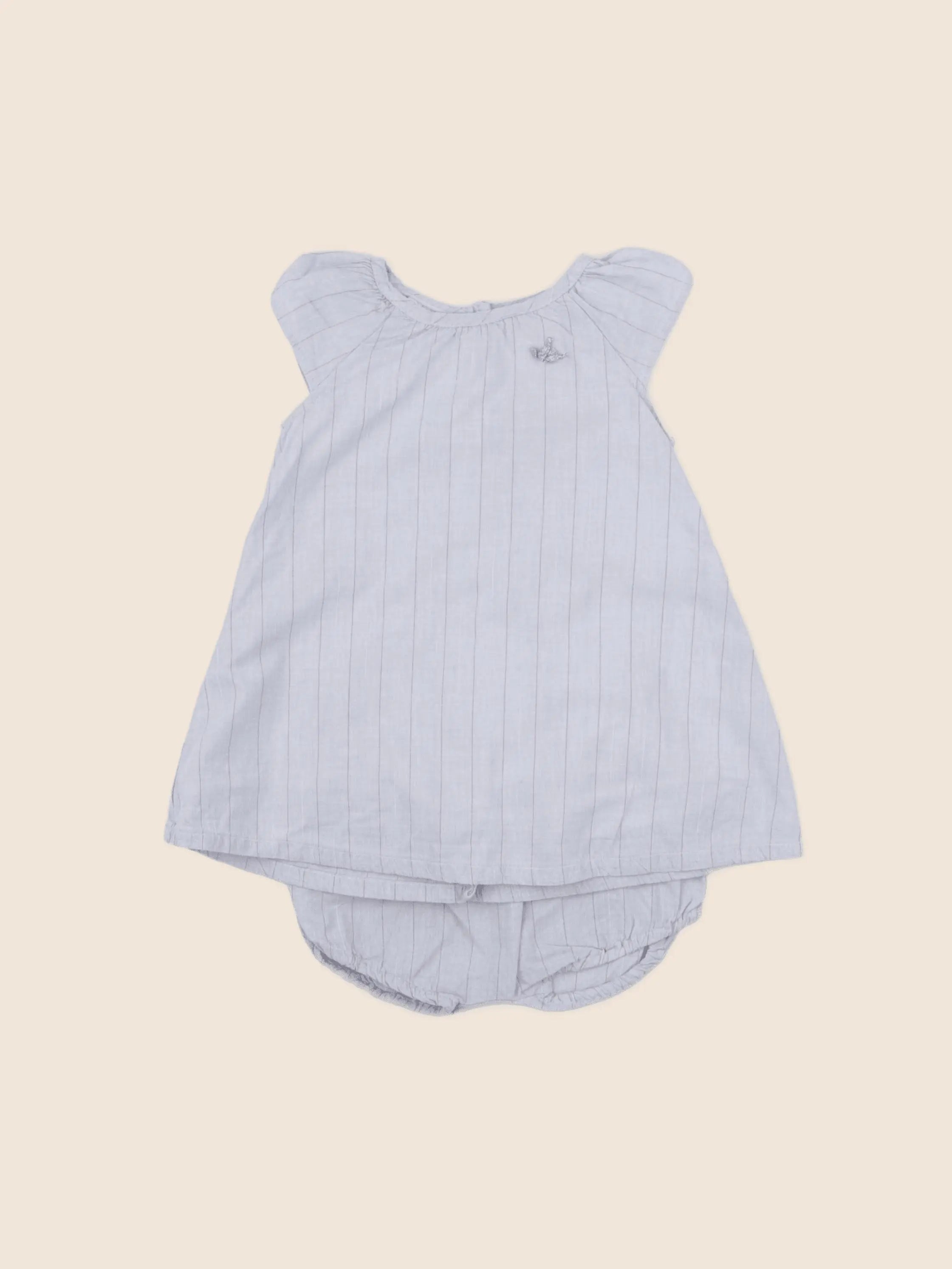 Absorba - robe bleu - 9 mois