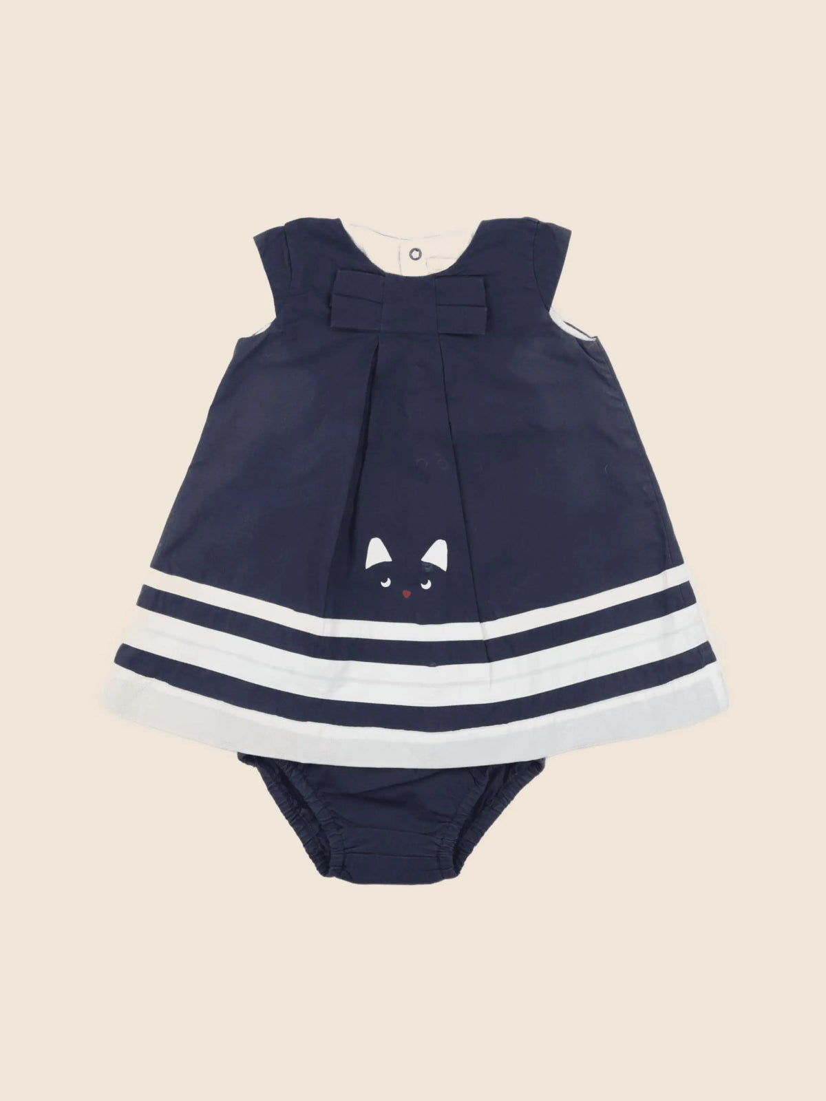 Catimini - robe bleu - 6 mois