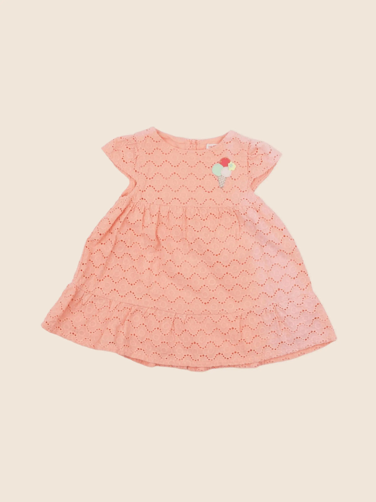 DPAM - robe orange - 6 mois