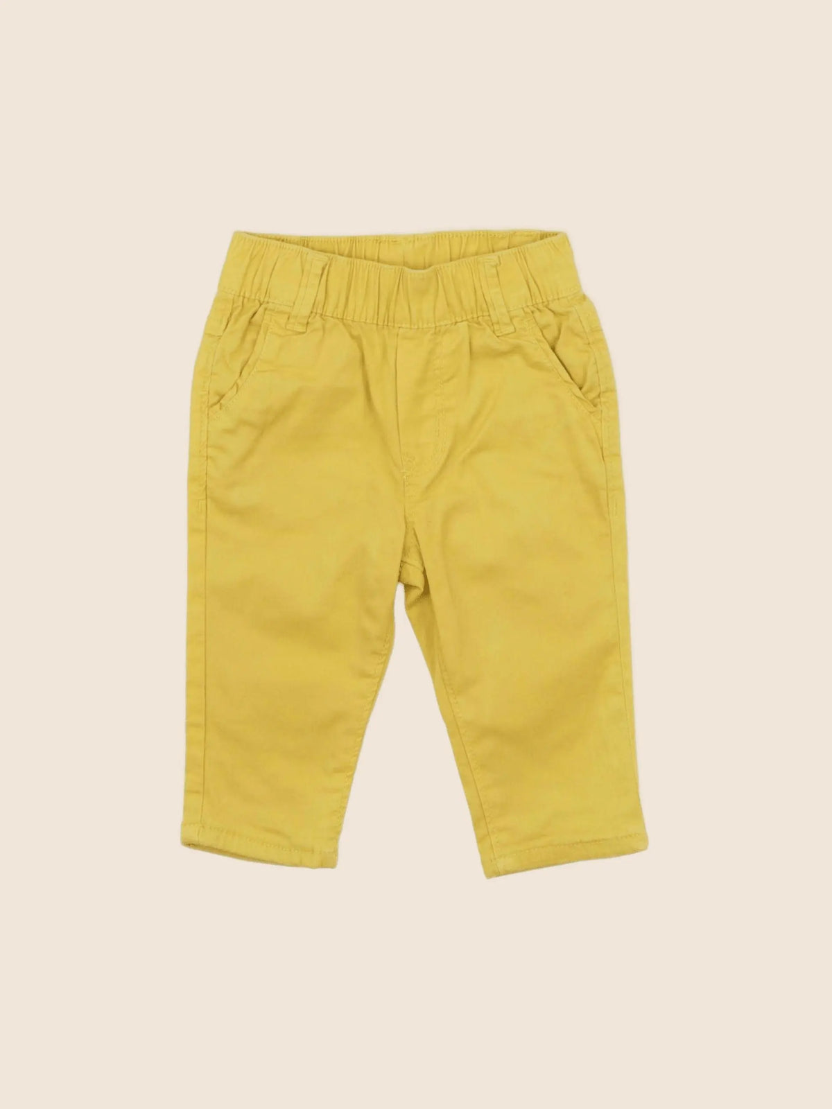 Catimini - pantalon doublé jaune - 6 mois