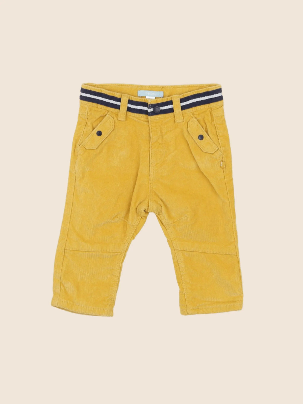 Obaïbi - pantalon jaune - 6 mois