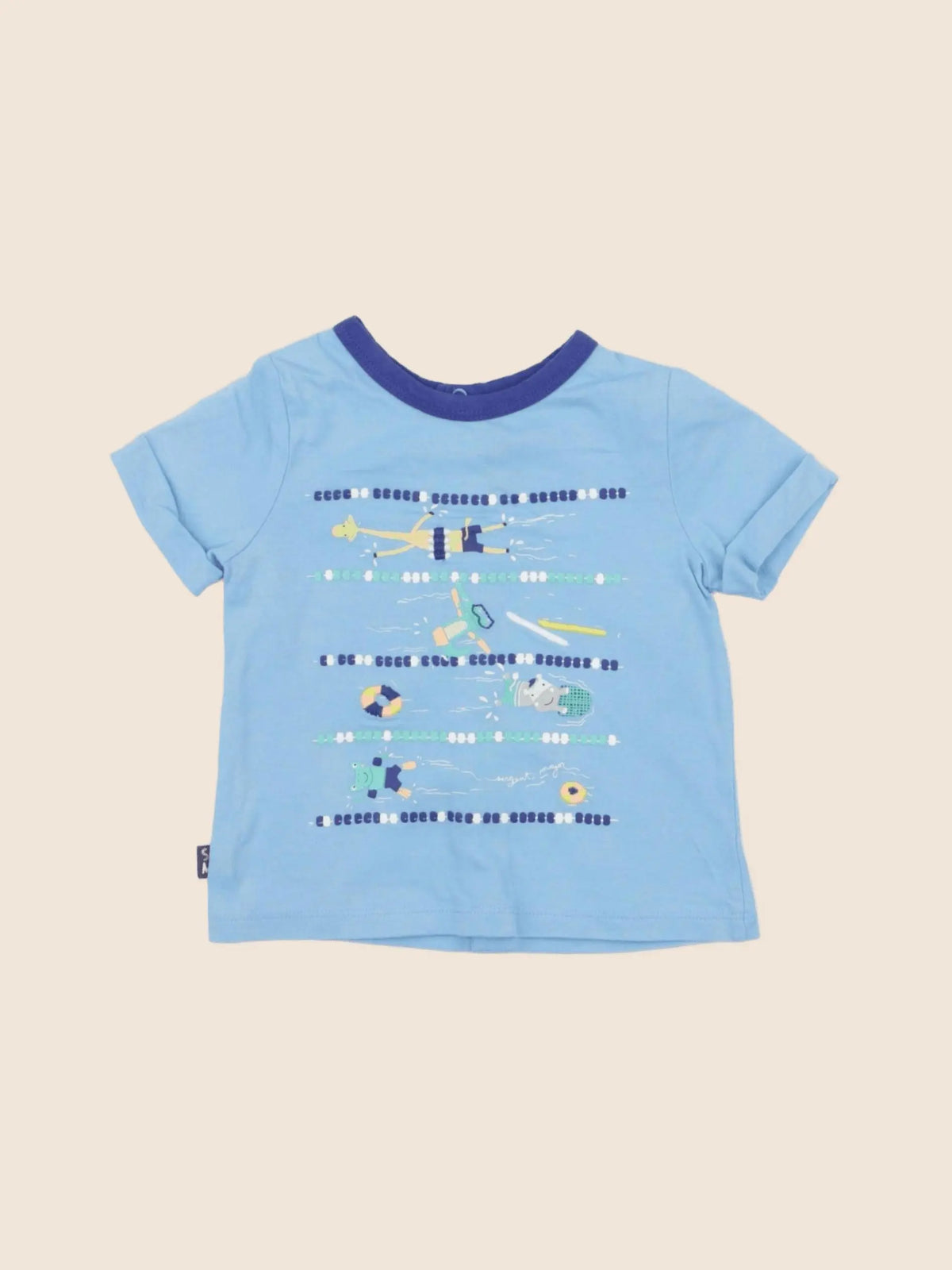 Sergent Major - tee-shirt bleu - 6 mois