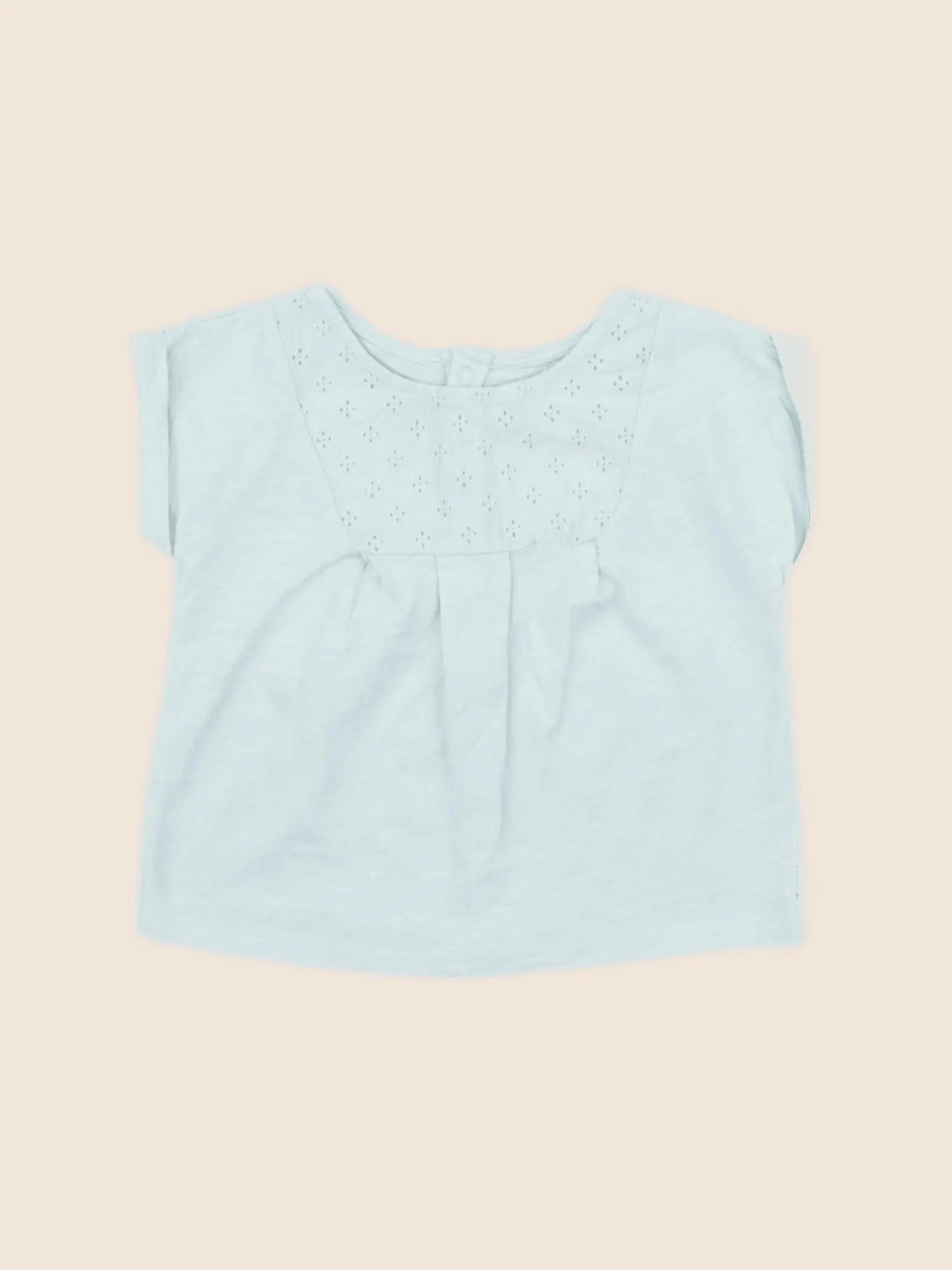 Obaïbi - tee-shirt bleu - 6 mois