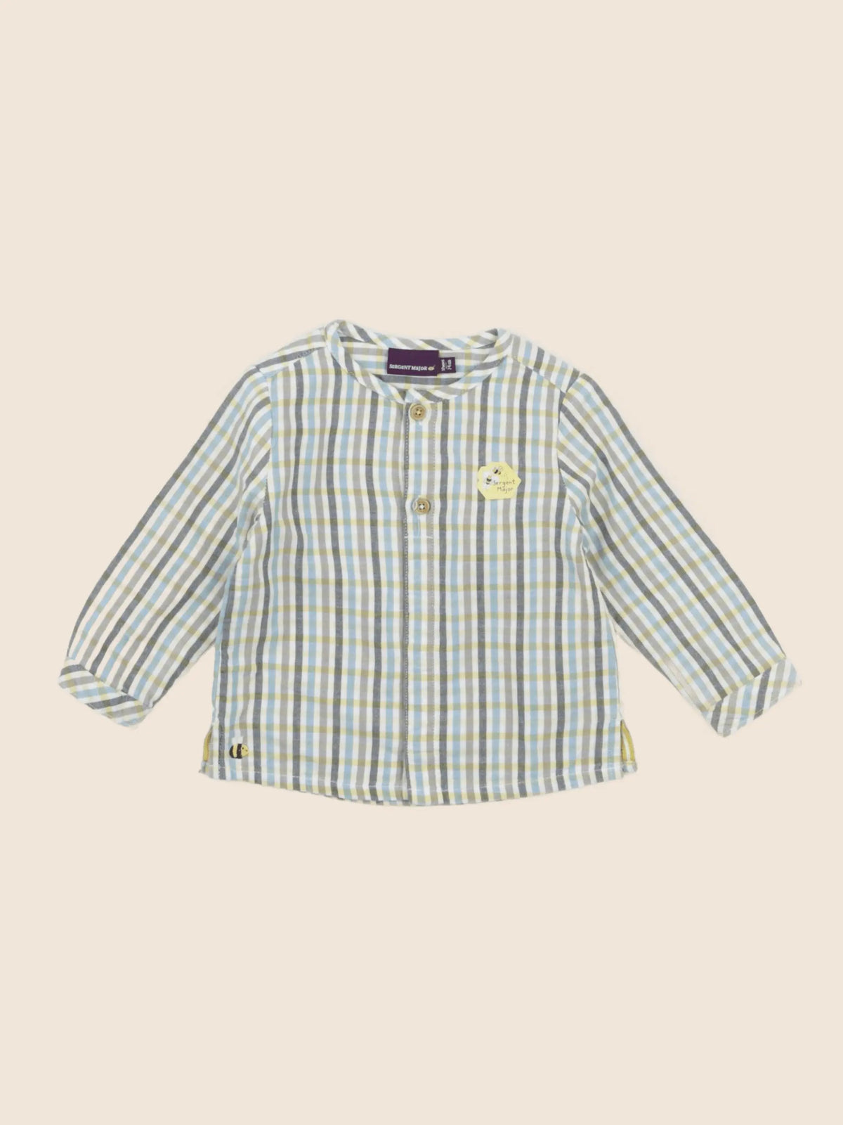 Sergent Major - chemise multicolore - 12 mois