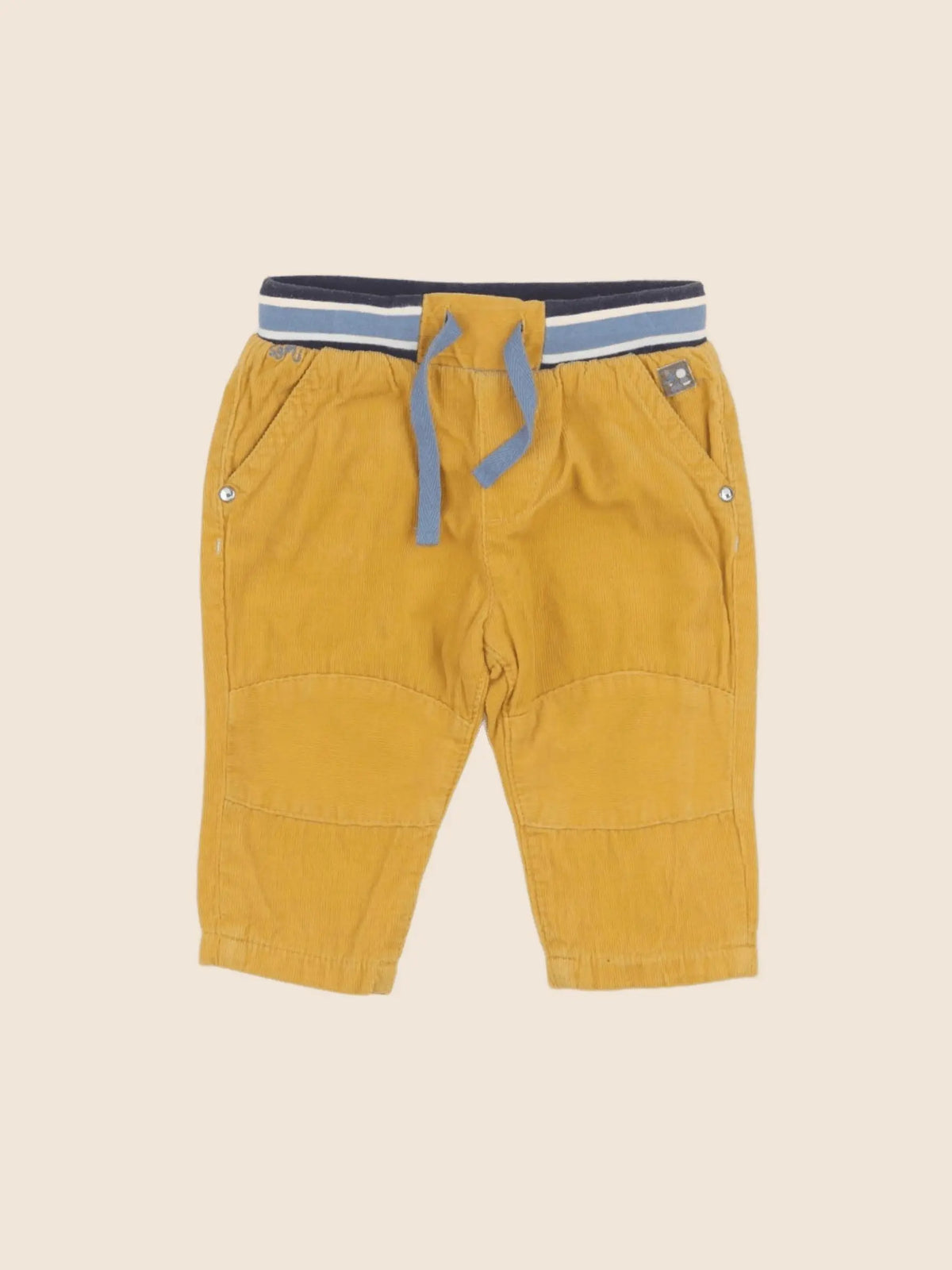 Sergent Major - pantalon doublé jaune - 6 mois