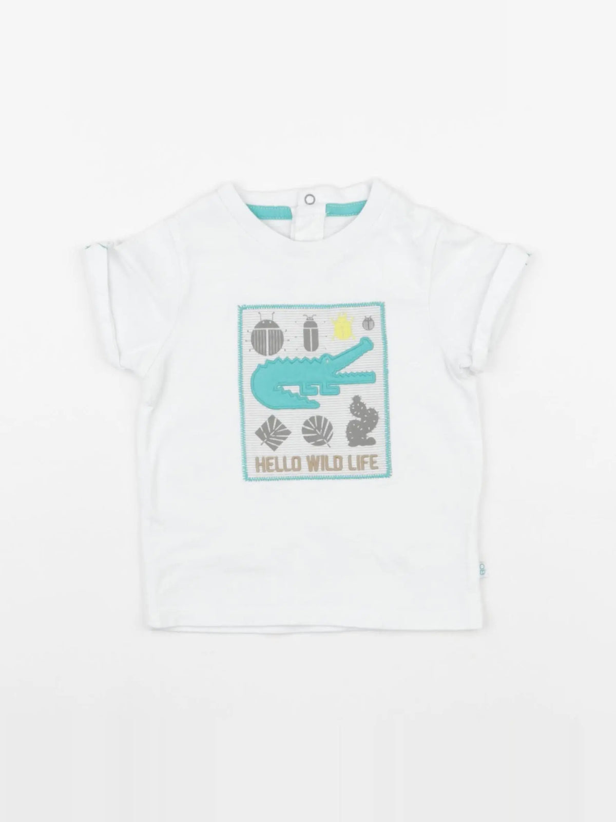 Obaïbi - tee-shirt multicolore - 6 mois