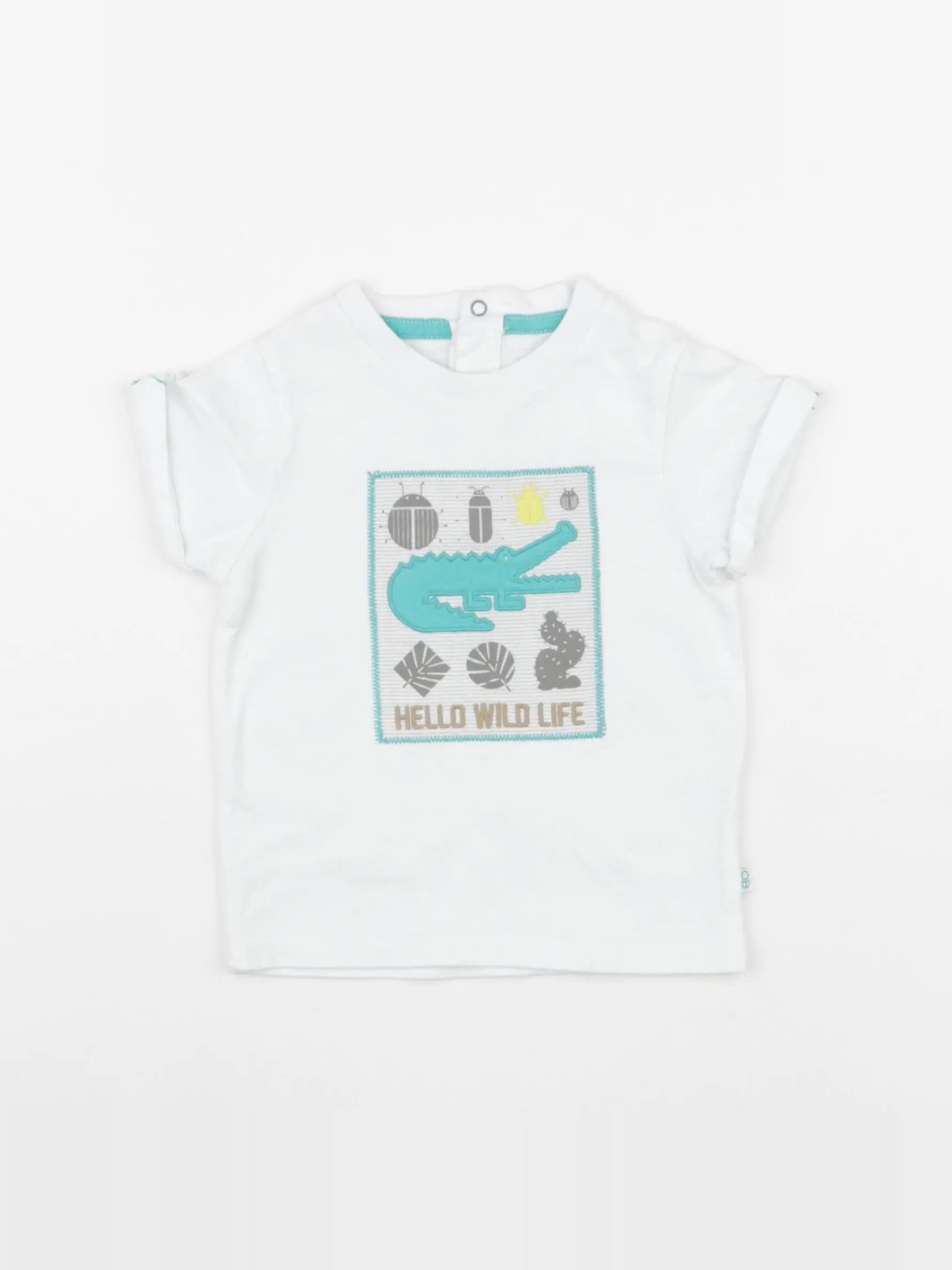 Obaïbi - tee-shirt multicolore - 6 mois