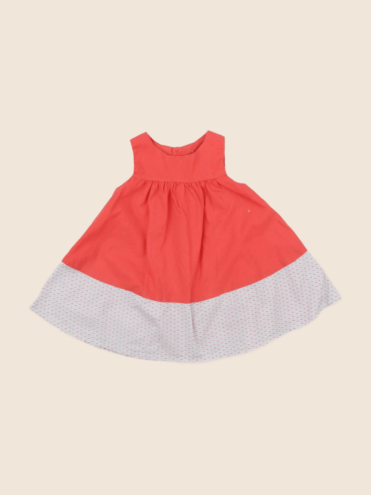 Obaïbi - robe rouge - 12 mois