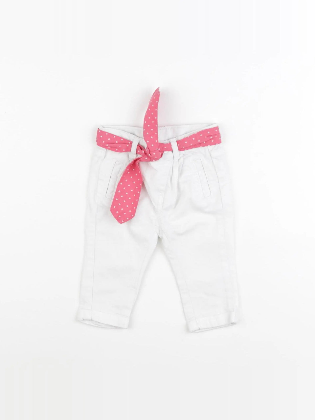 Tape à l'oeil - pantalon blanc - 3 mois