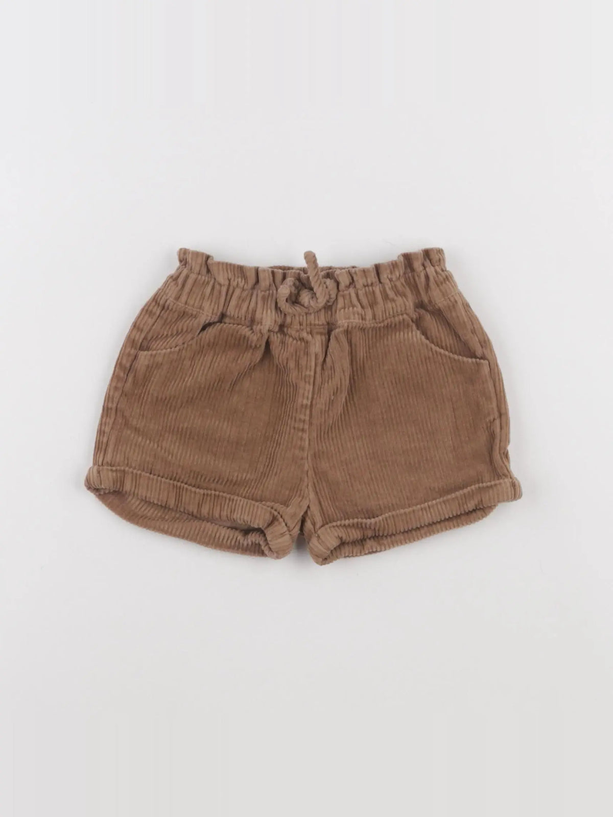Vertbaudet - short marron - 9 mois