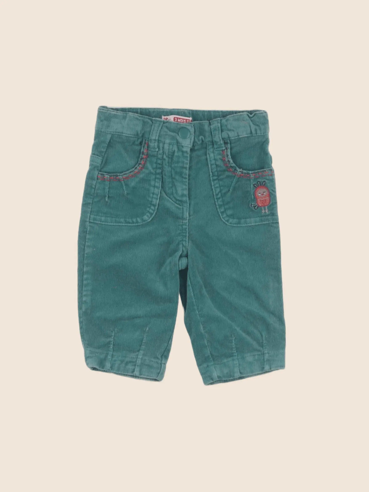 DPAM - pantalon vert - 3 mois