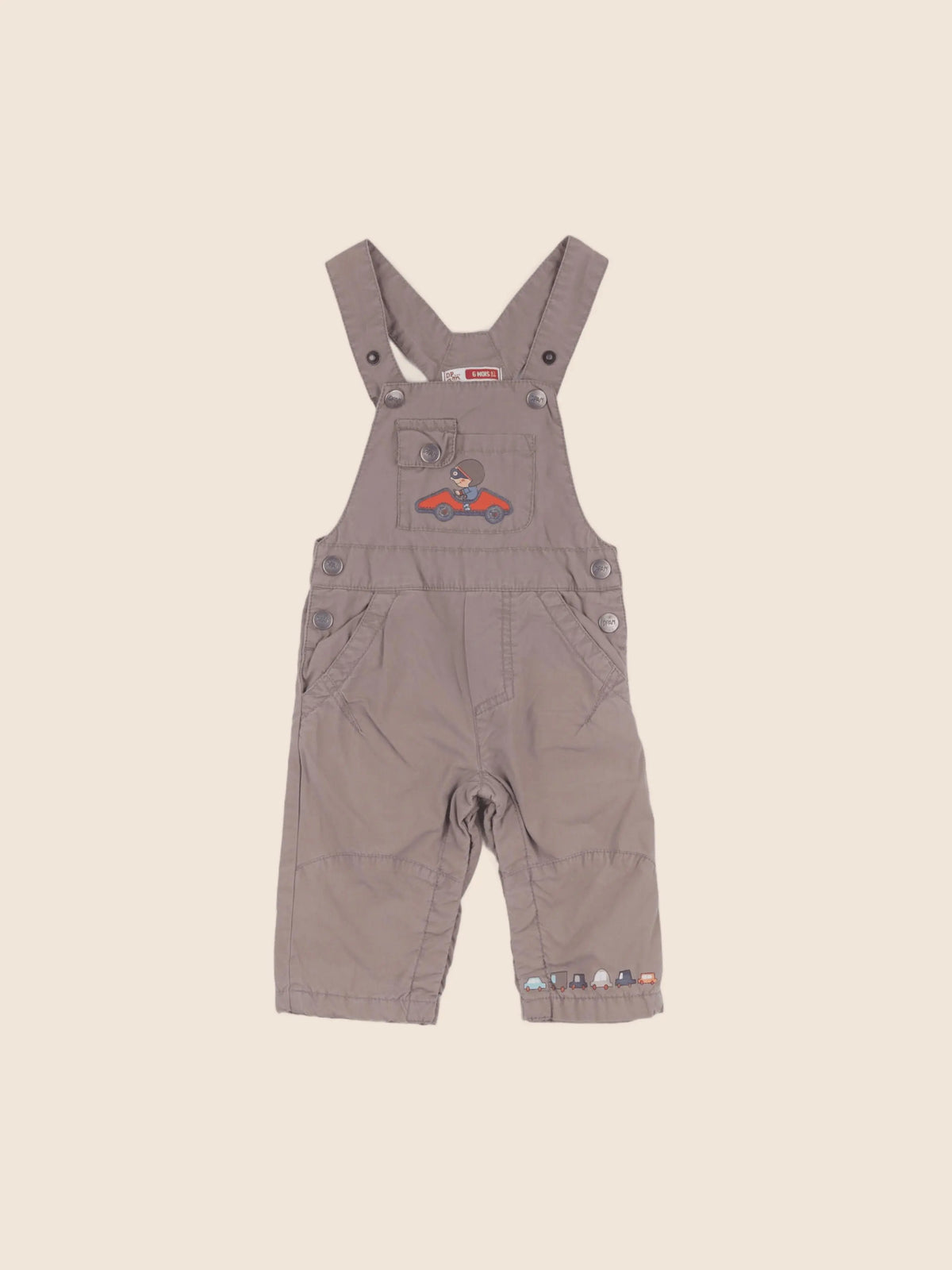 DPAM - salopette marron - 6 mois