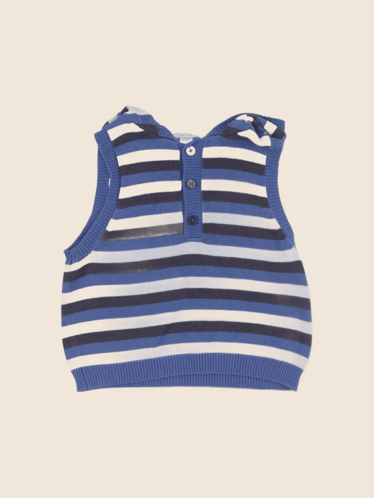 Obaïbi - pull bleu - 12 mois