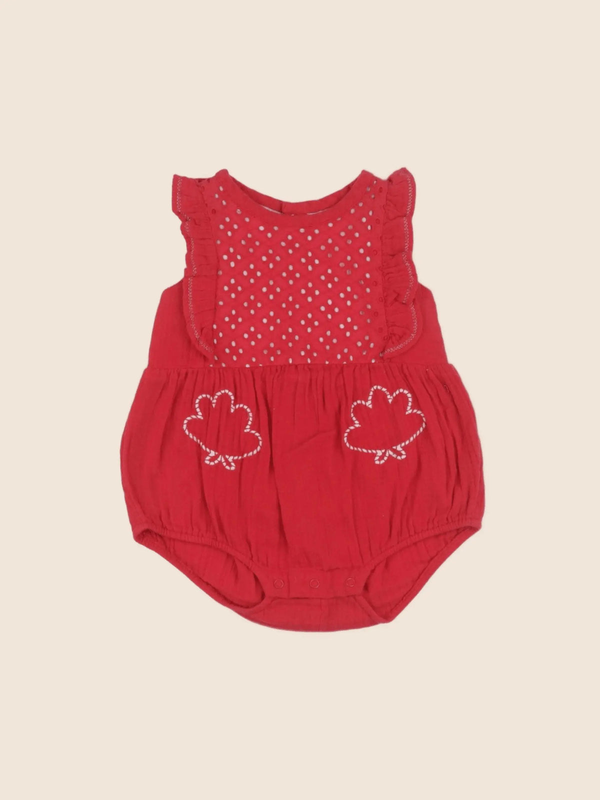 Catimini - combinaison rouge - 6 mois