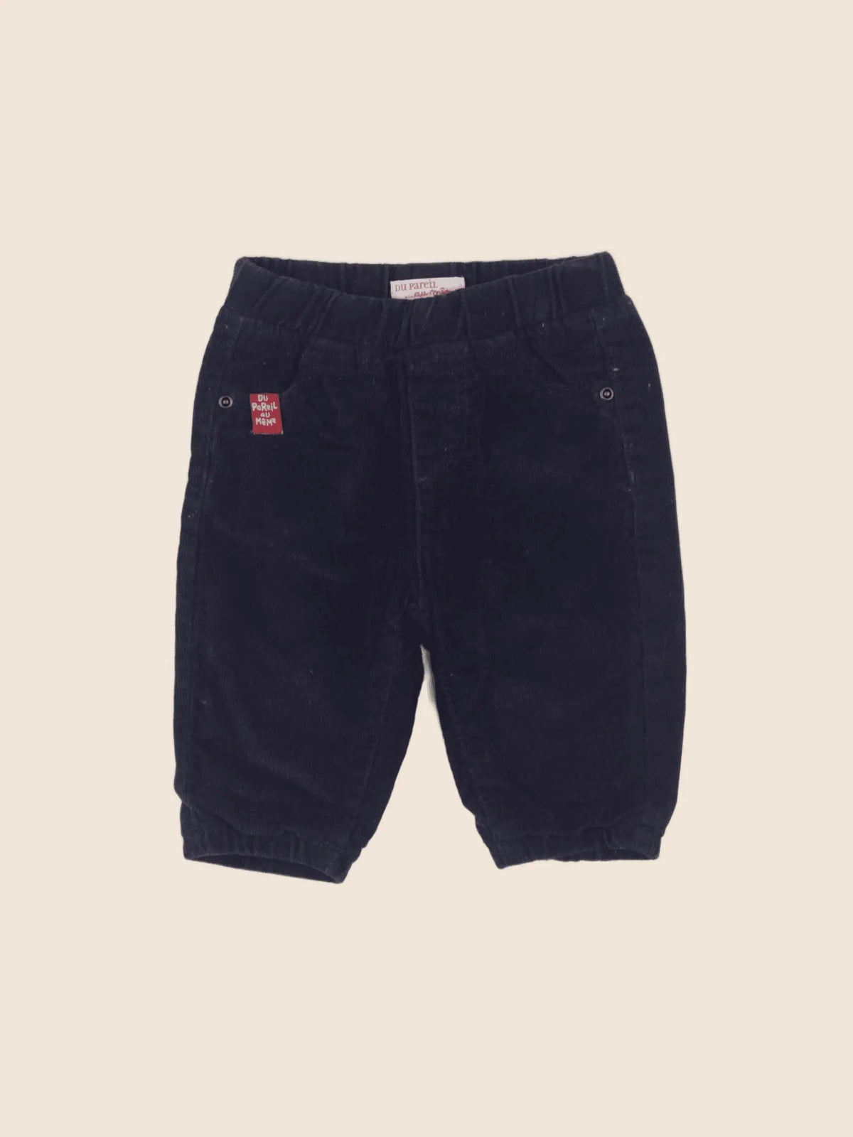 DPAM - pantalon doublé bleu - 3 mois