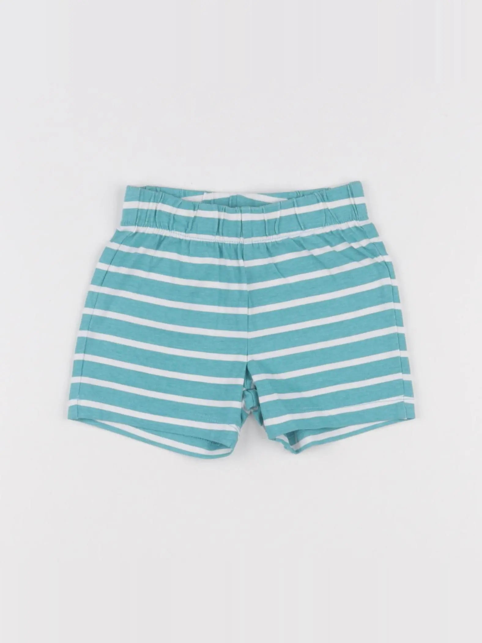 DPAM - short blanc, bleu - 6 mois