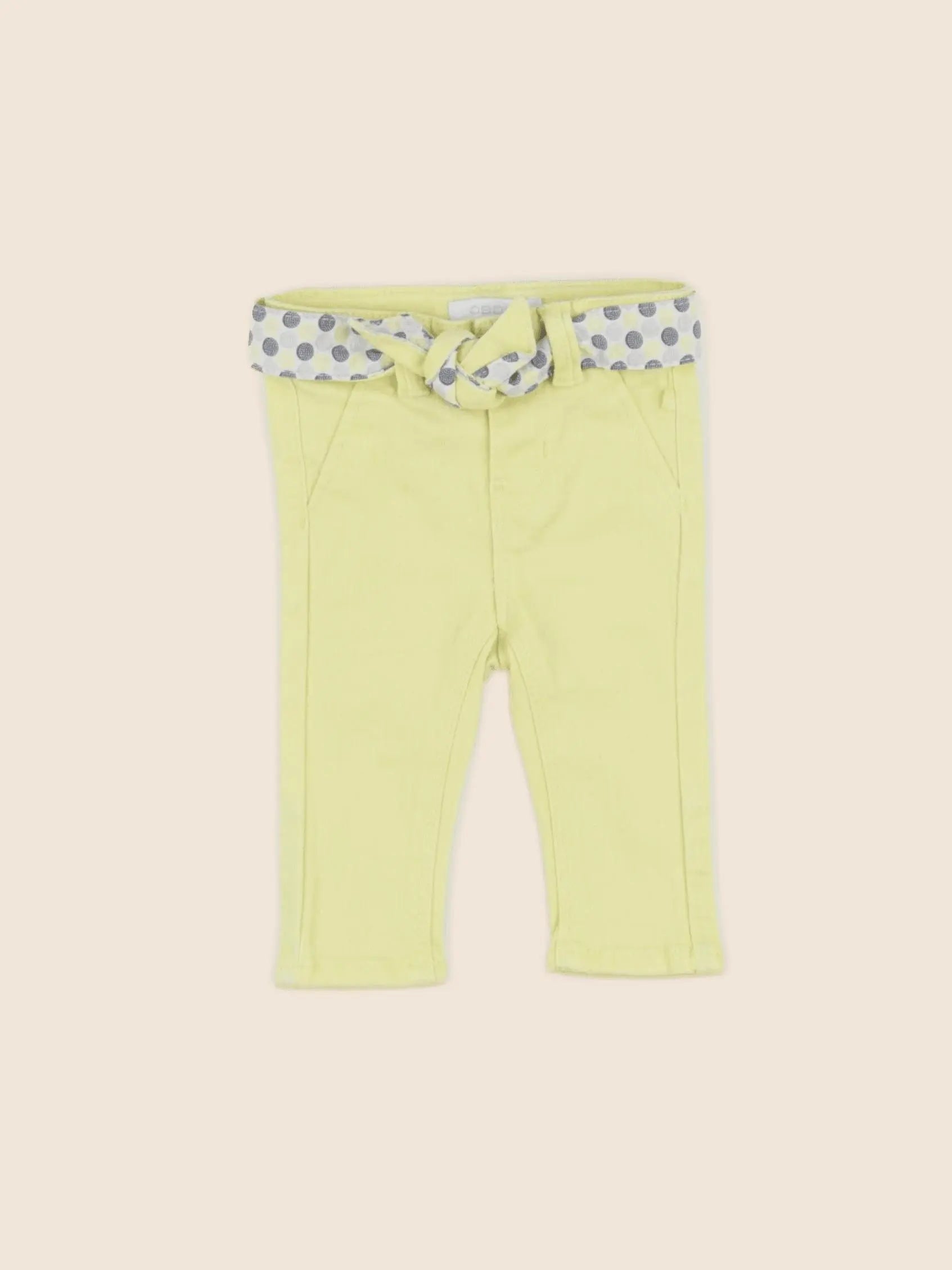 Obaïbi - pantalon jaune - 3 mois