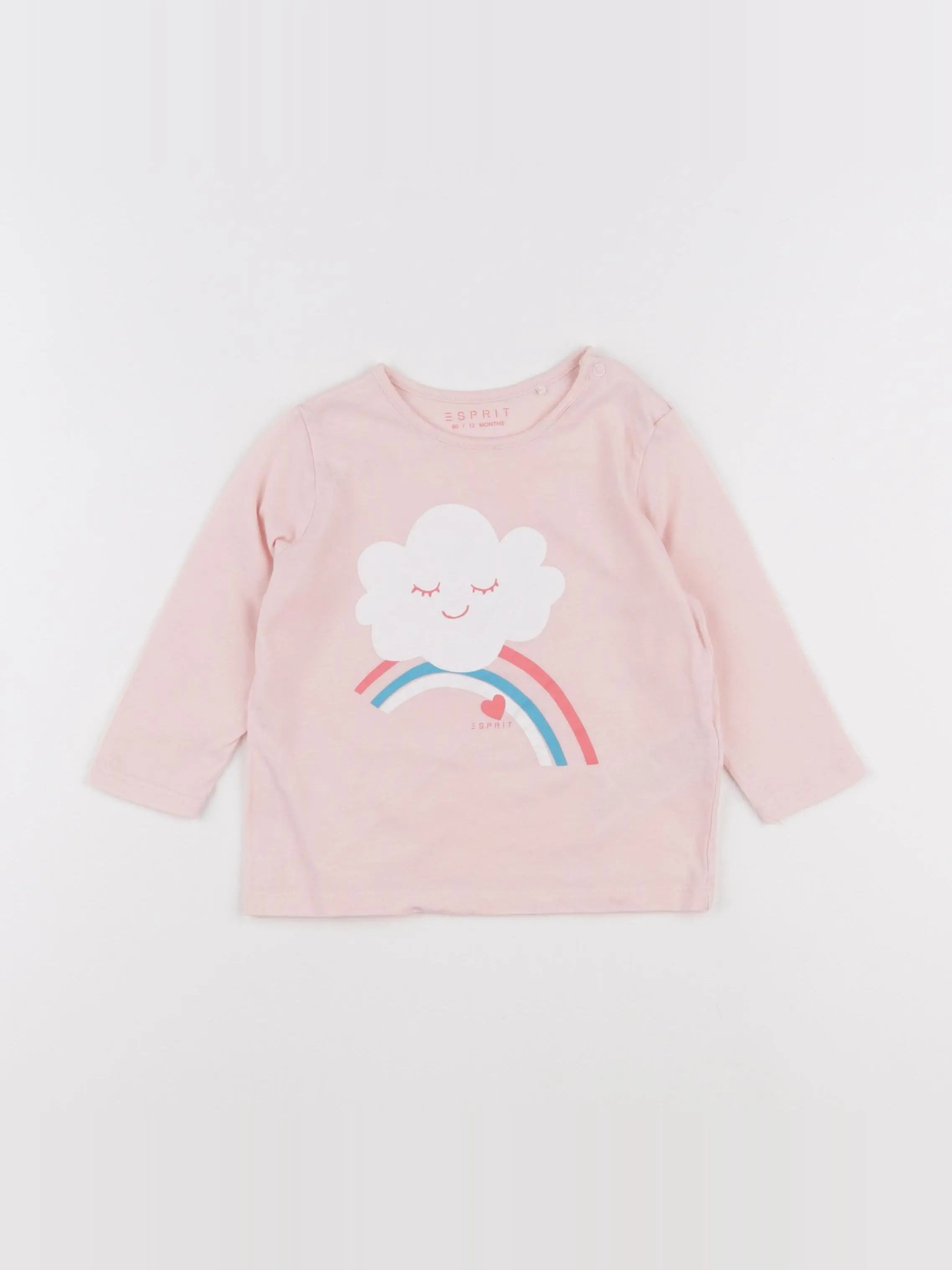 Esprit - tee-shirt rose - 12 mois