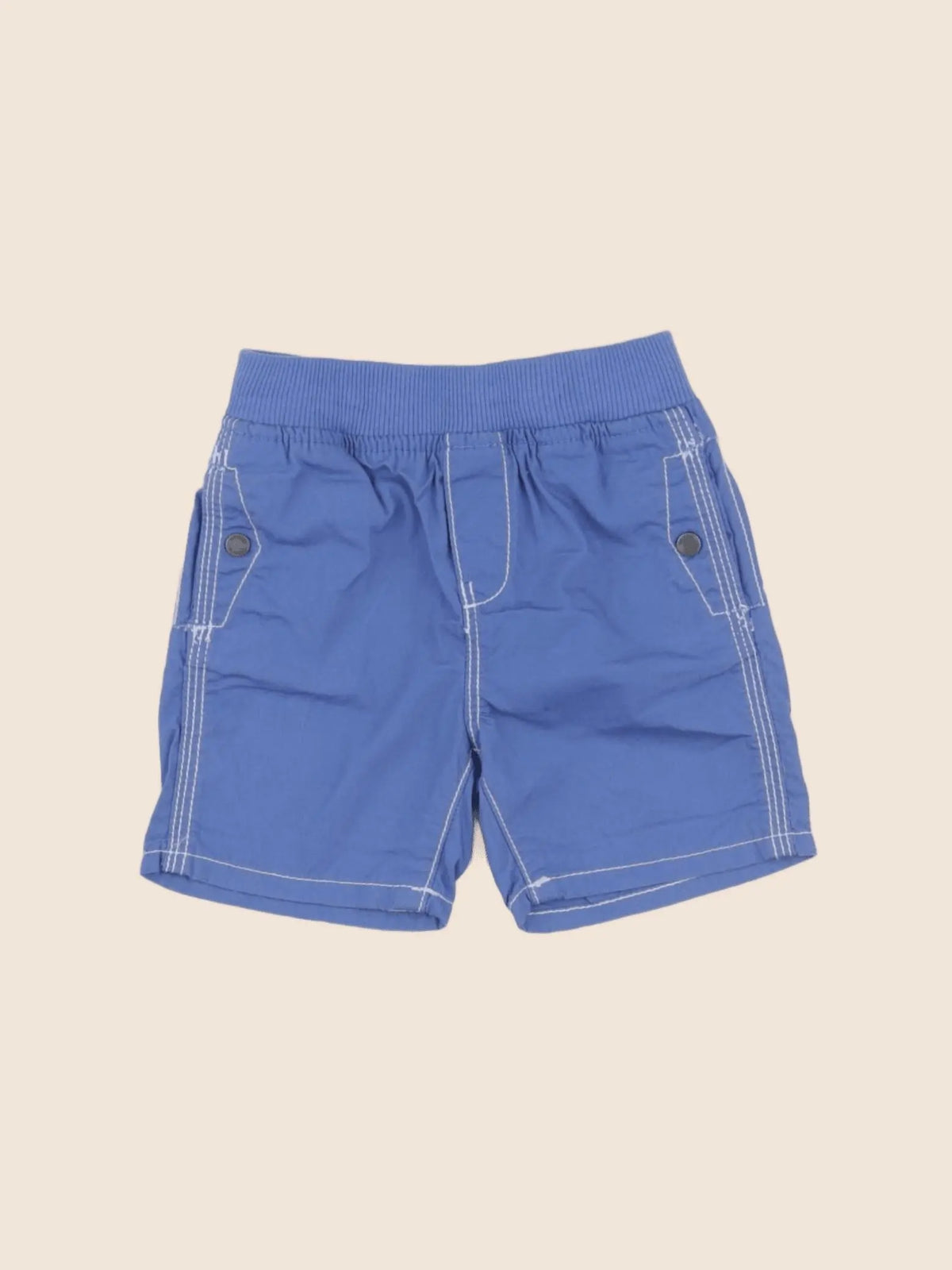 Obaïbi - short bleu - 6 mois