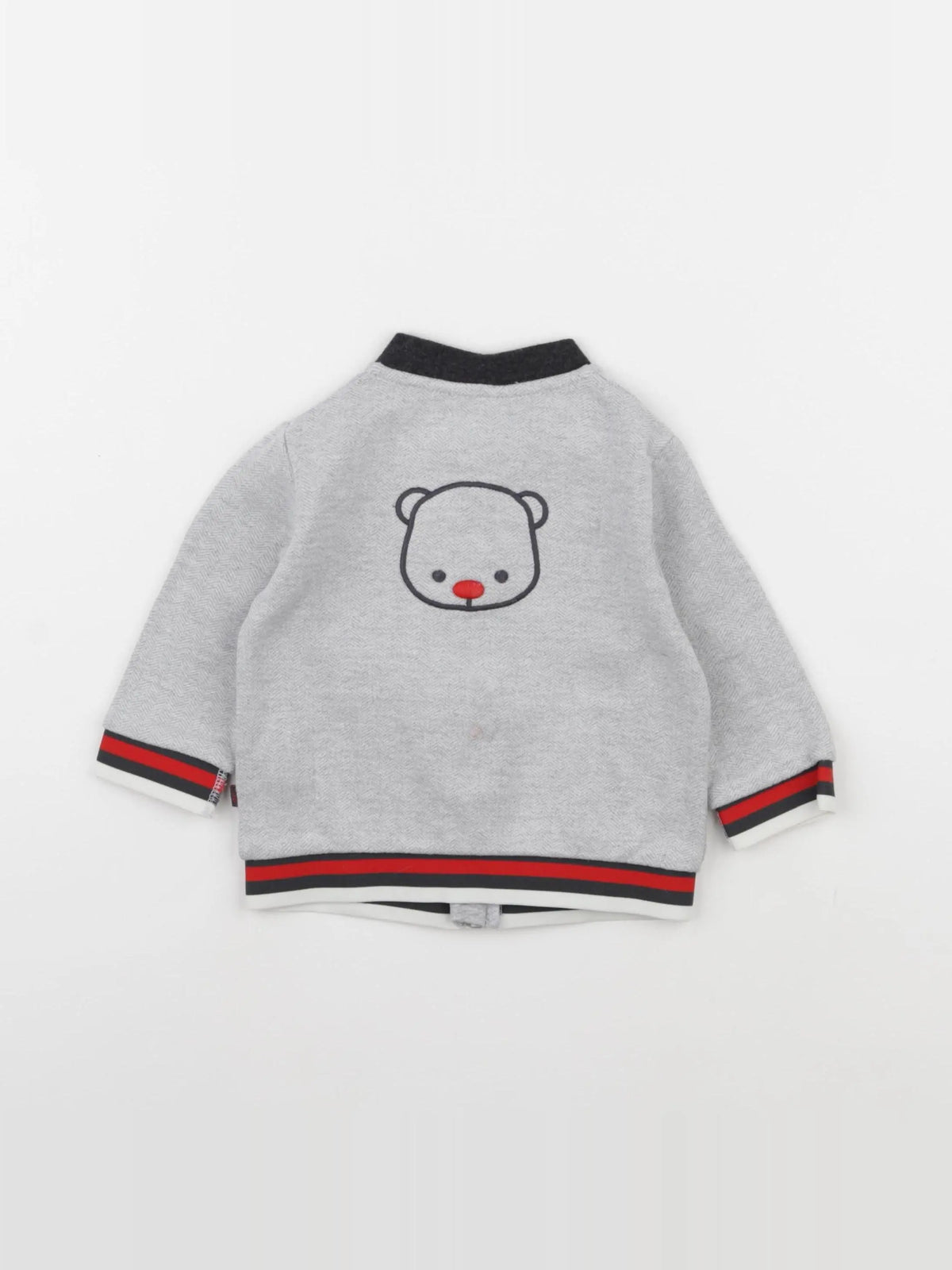 Obaïbi - sweat gris - 9 mois
