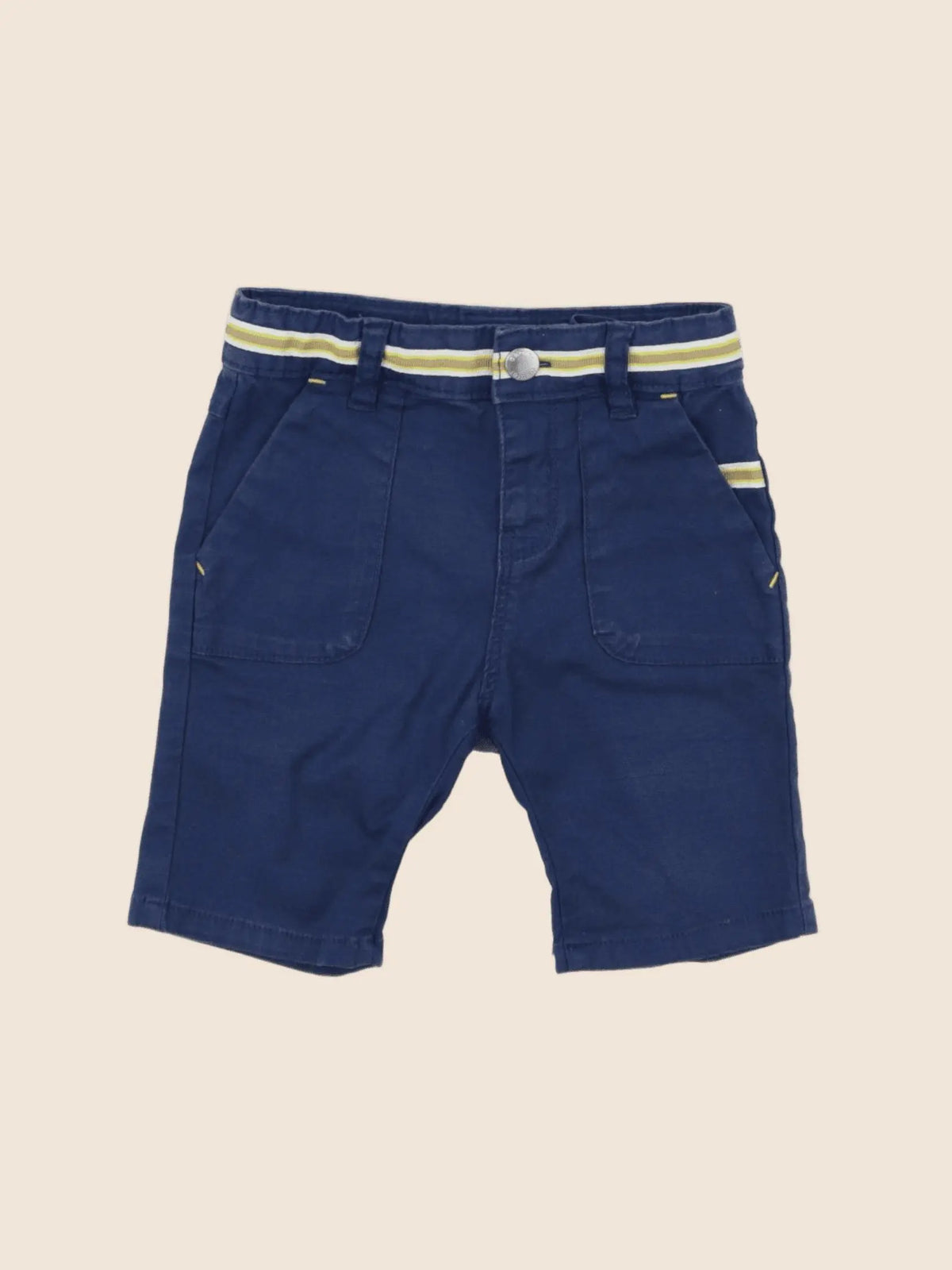 Obaïbi - short bleu - 12 mois