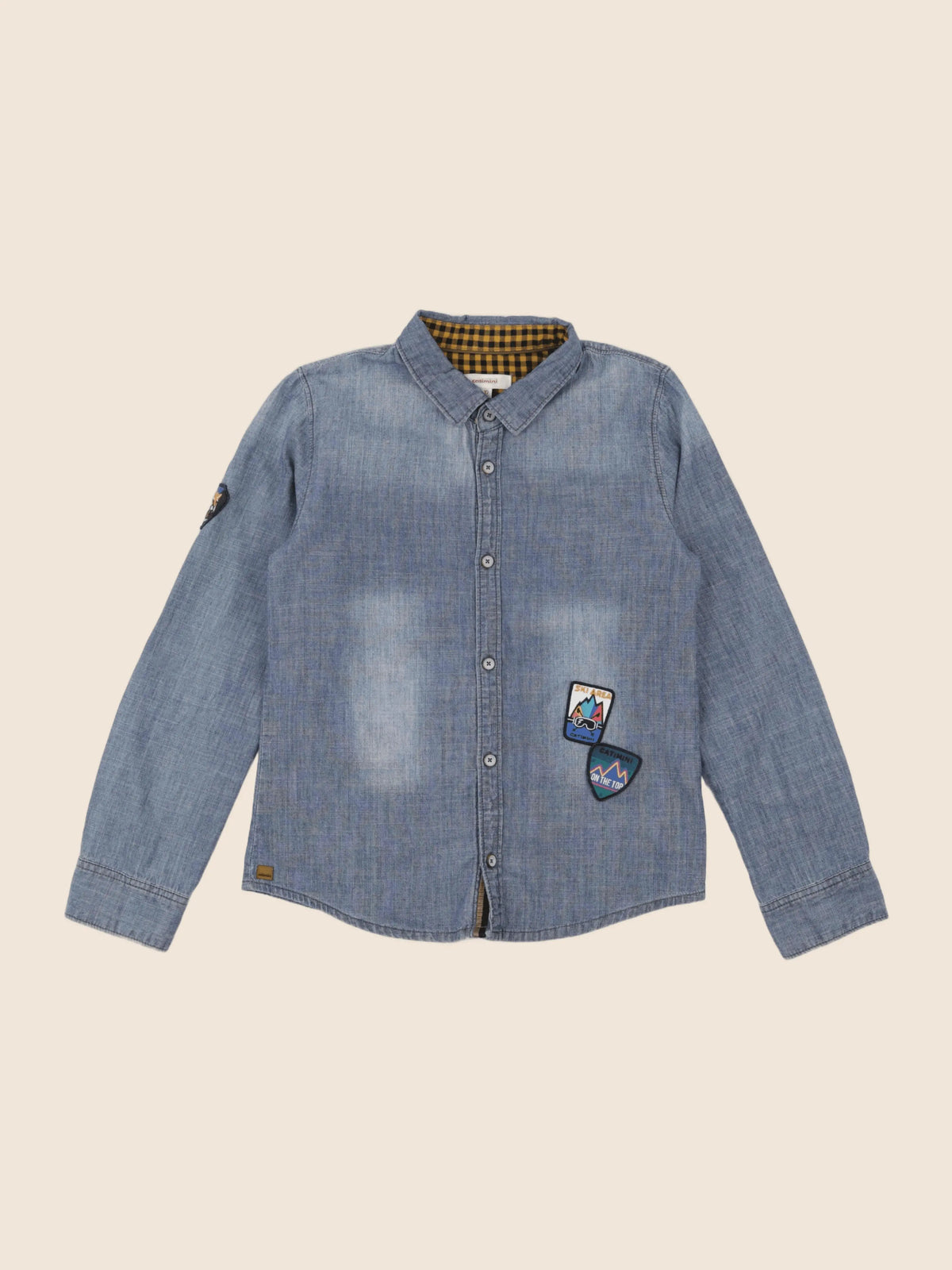 Catimini - chemise bleu - 10 ans