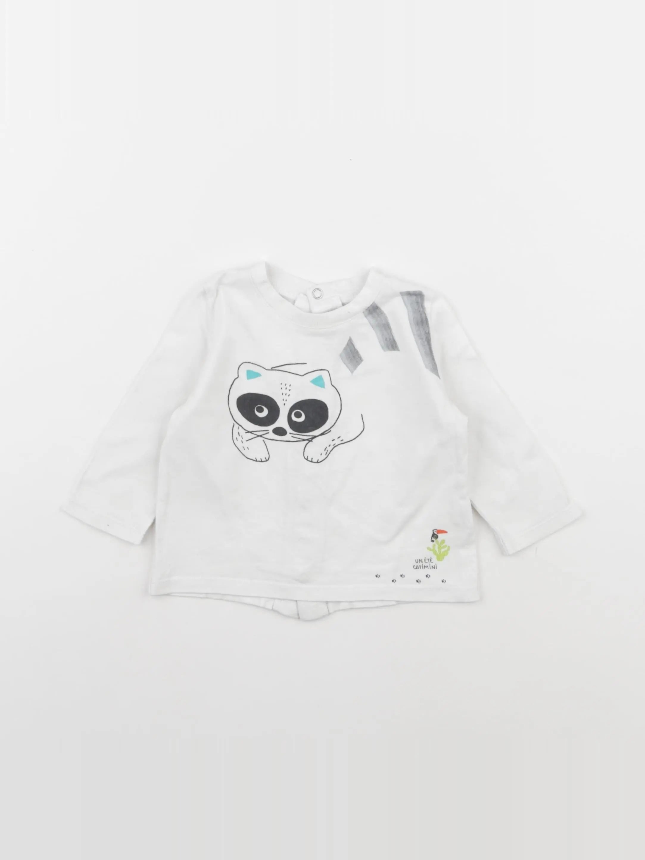 Catimini - tee-shirt blanc - 6 mois